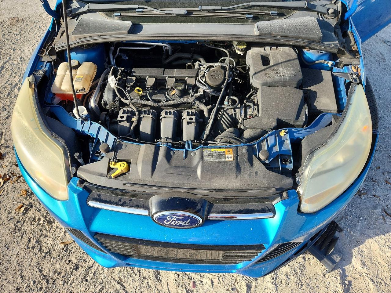 2012 Ford Focus Se Blue vin: 1FAHP3K22CL161036