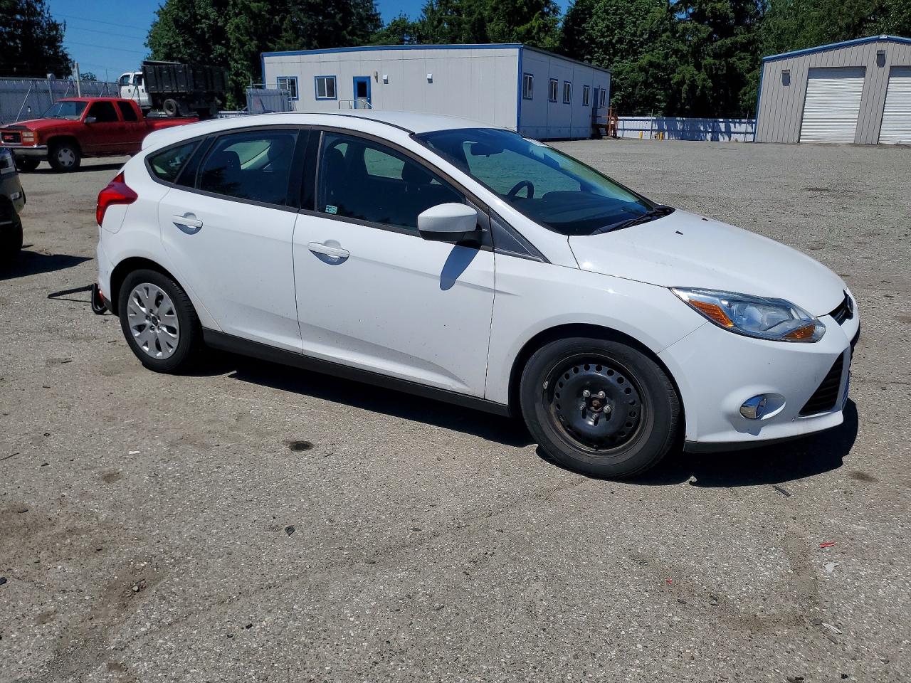 2012 Ford Focus Se White vin: 1FAHP3K22CL206802