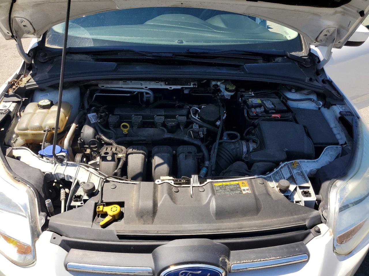 2012 Ford Focus Se White vin: 1FAHP3K22CL206802