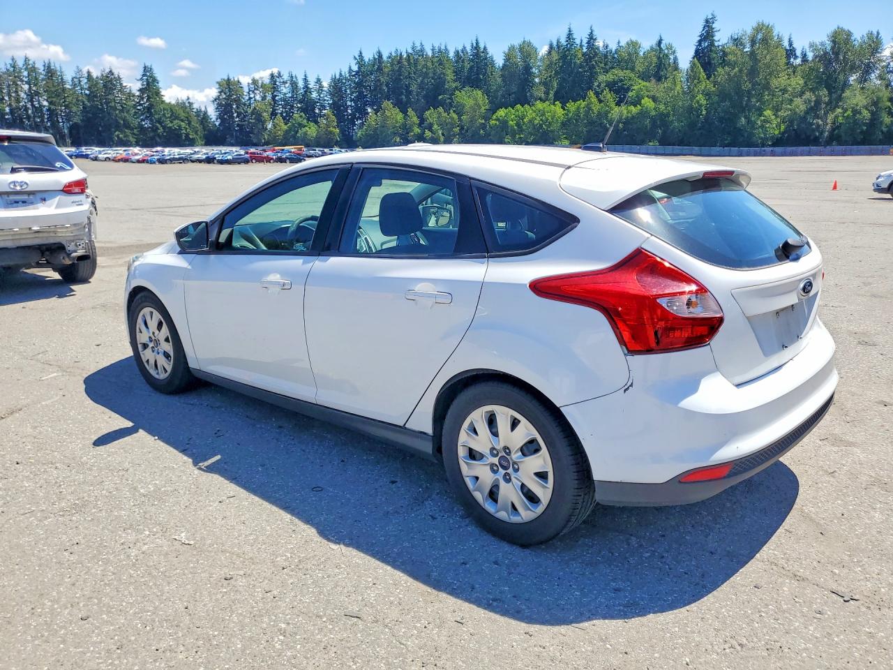2012 Ford Focus Se White vin: 1FAHP3K22CL206802