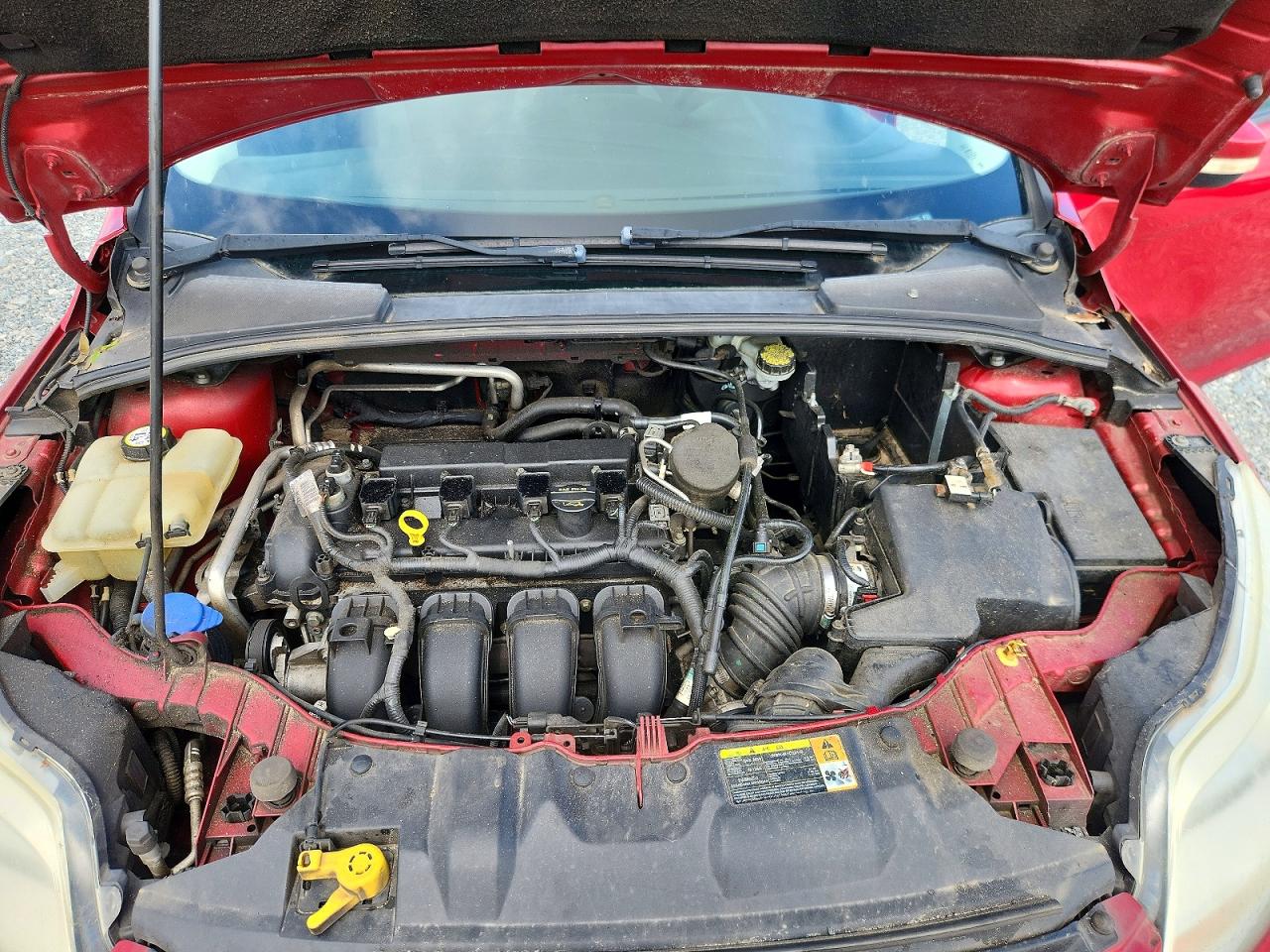 2012 Ford Focus Se Красный vin: 1FAHP3K22CL213295