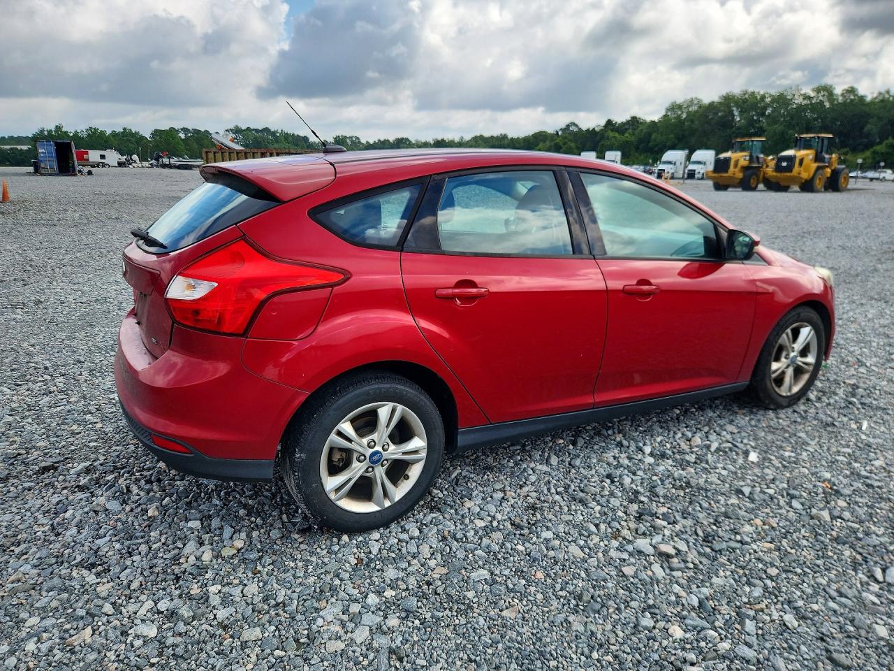 2012 Ford Focus Se Красный vin: 1FAHP3K22CL213295