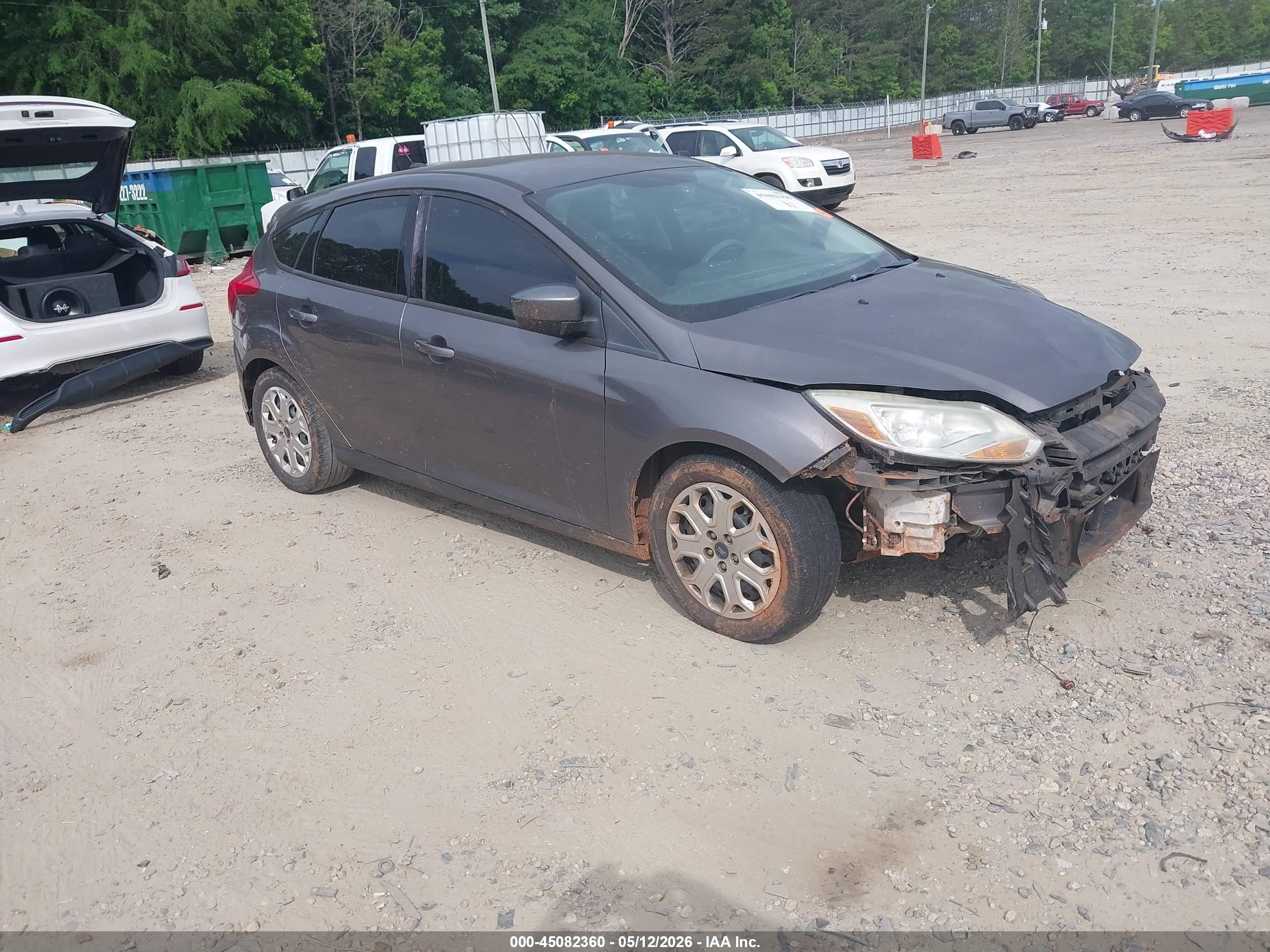 2012 Ford Focus Se Серый vin: 1FAHP3K22CL232123