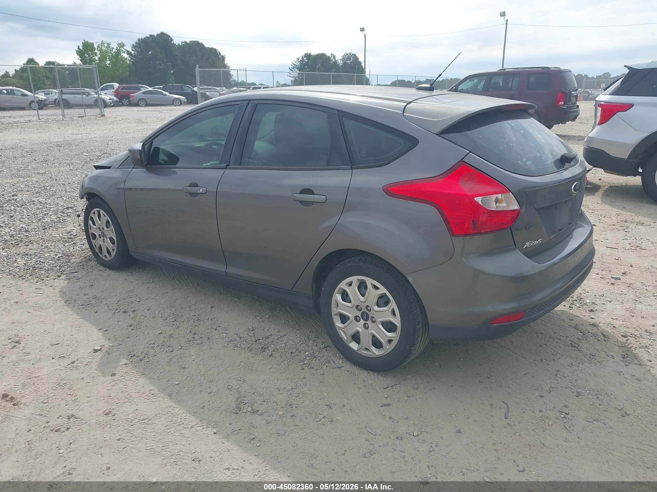 2012 Ford Focus Se Серый vin: 1FAHP3K22CL232123
