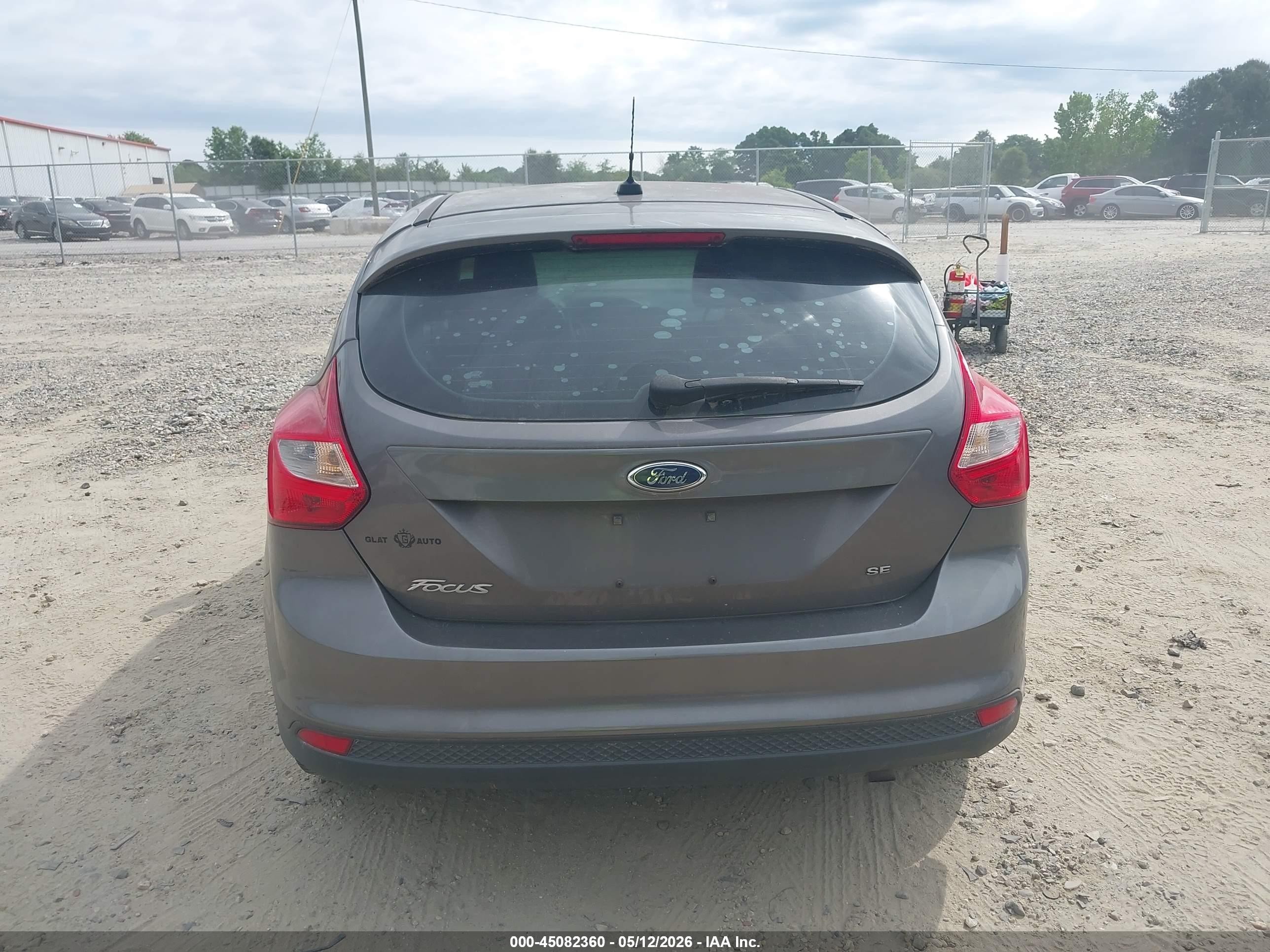 2012 Ford Focus Se Серый vin: 1FAHP3K22CL232123