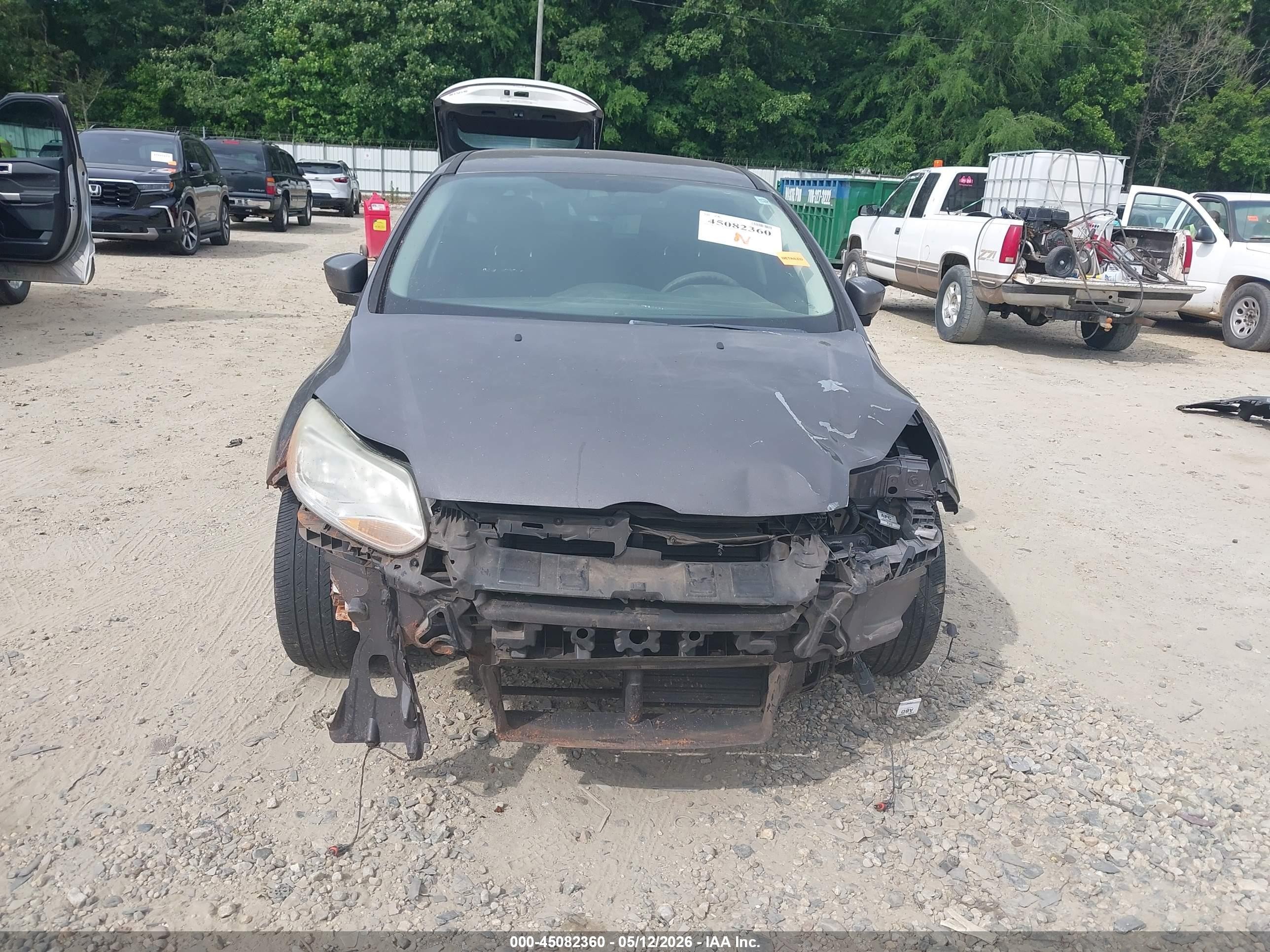 2012 Ford Focus Se Серый vin: 1FAHP3K22CL232123