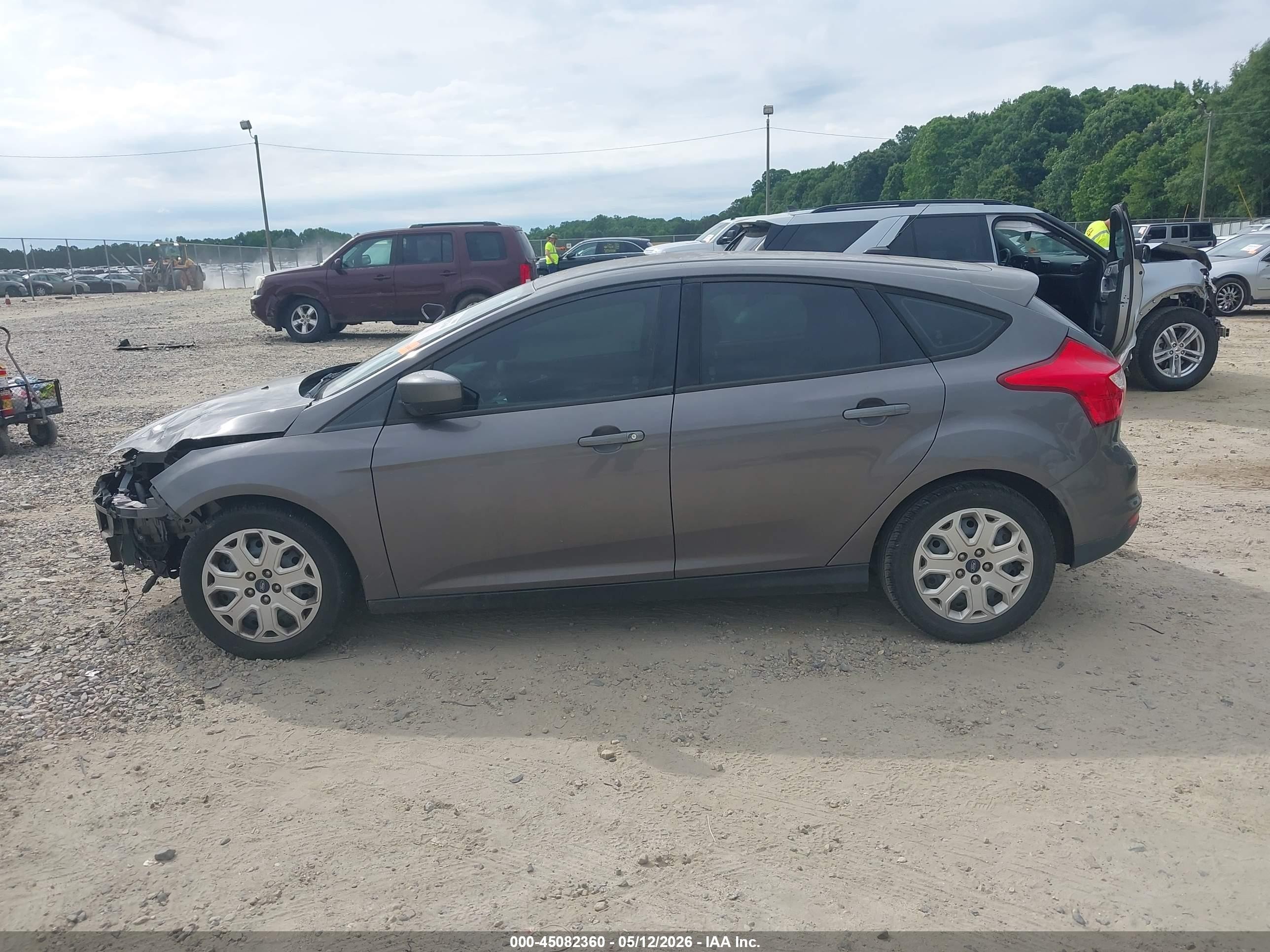 2012 Ford Focus Se Серый vin: 1FAHP3K22CL232123