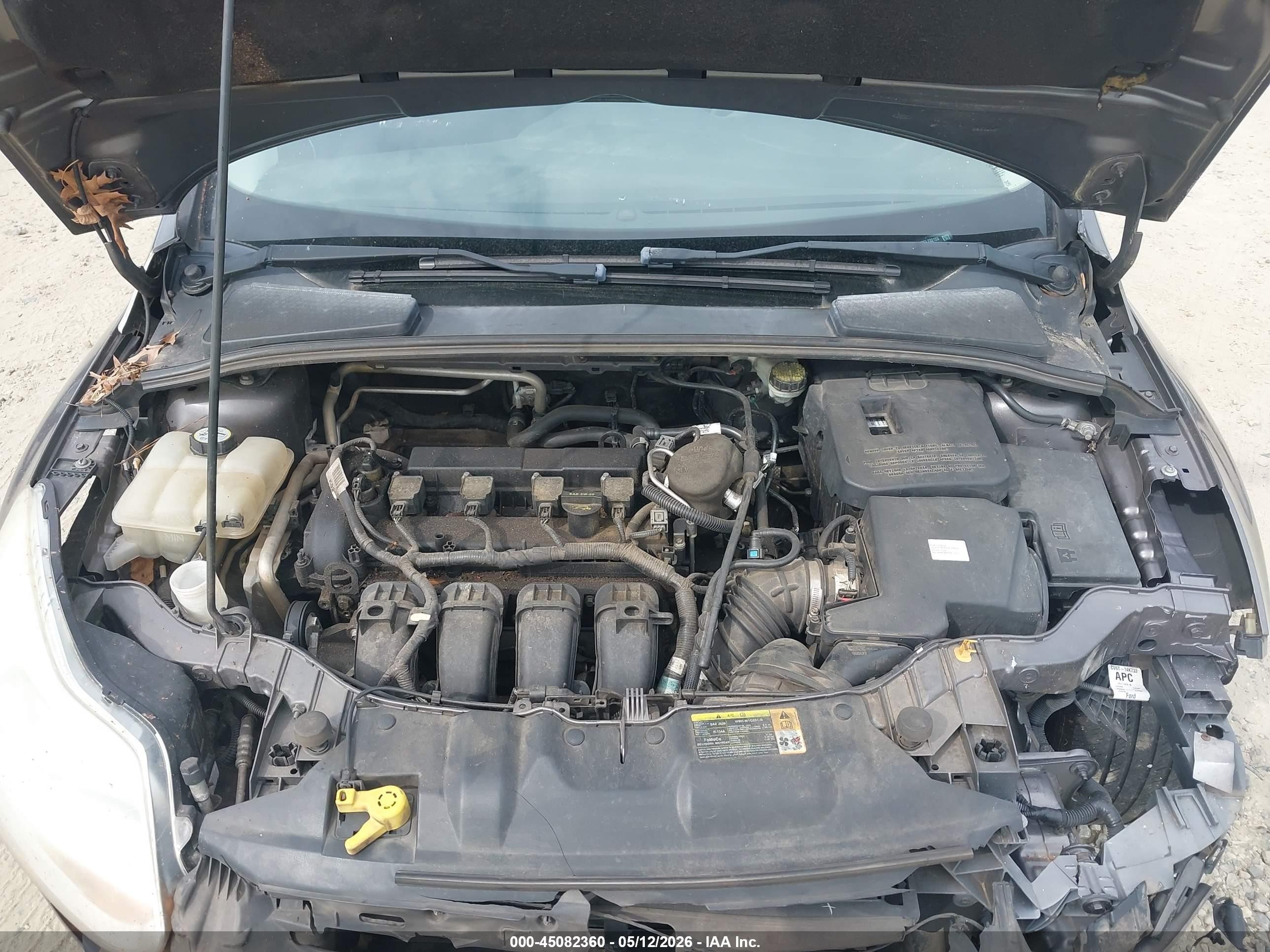 2012 Ford Focus Se Серый vin: 1FAHP3K22CL232123