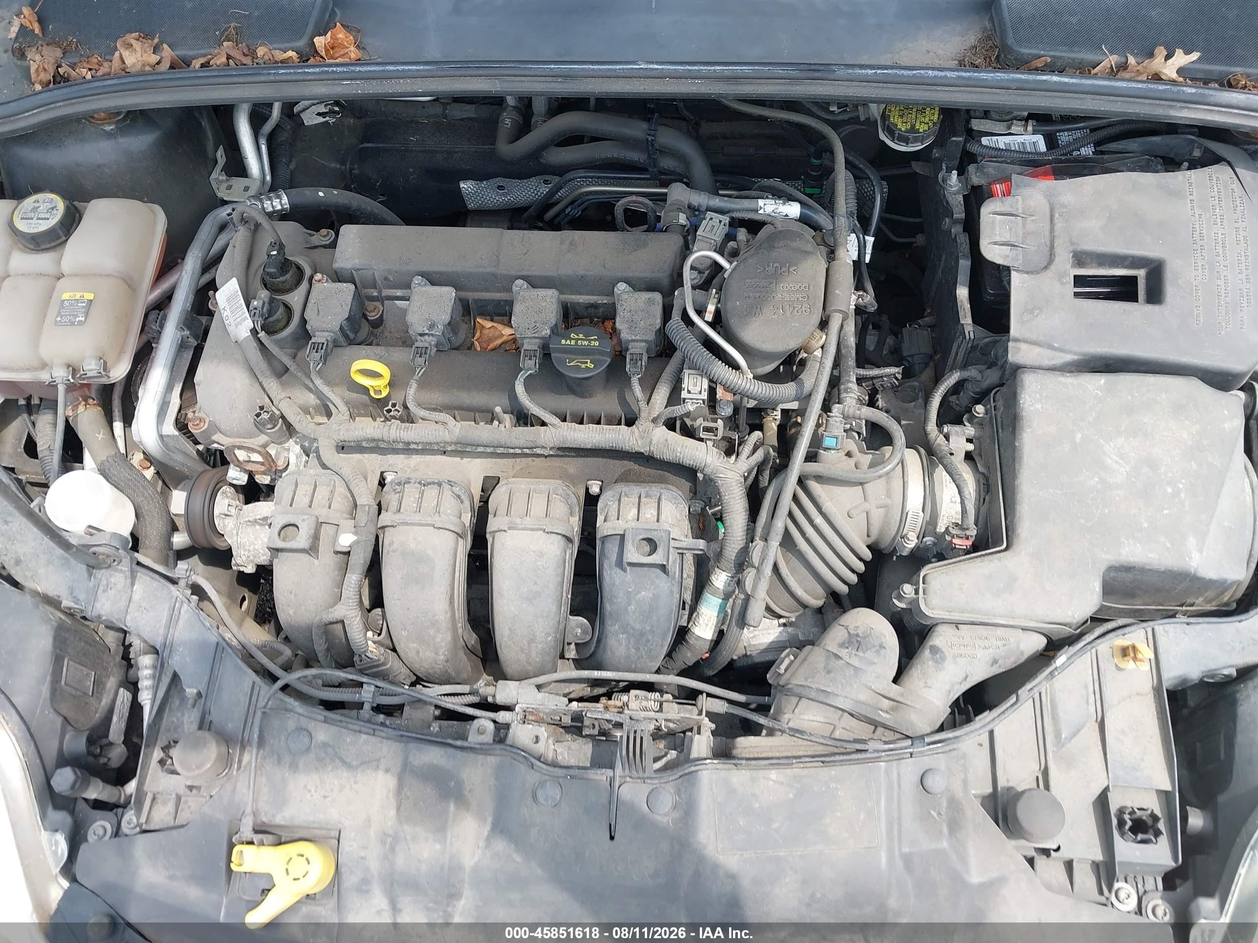 2012 Ford Focus Se Черный vin: 1FAHP3K22CL260066