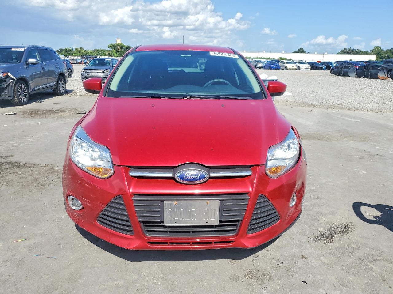 2012 Ford Focus Se Burgundy vin: 1FAHP3K22CL277384