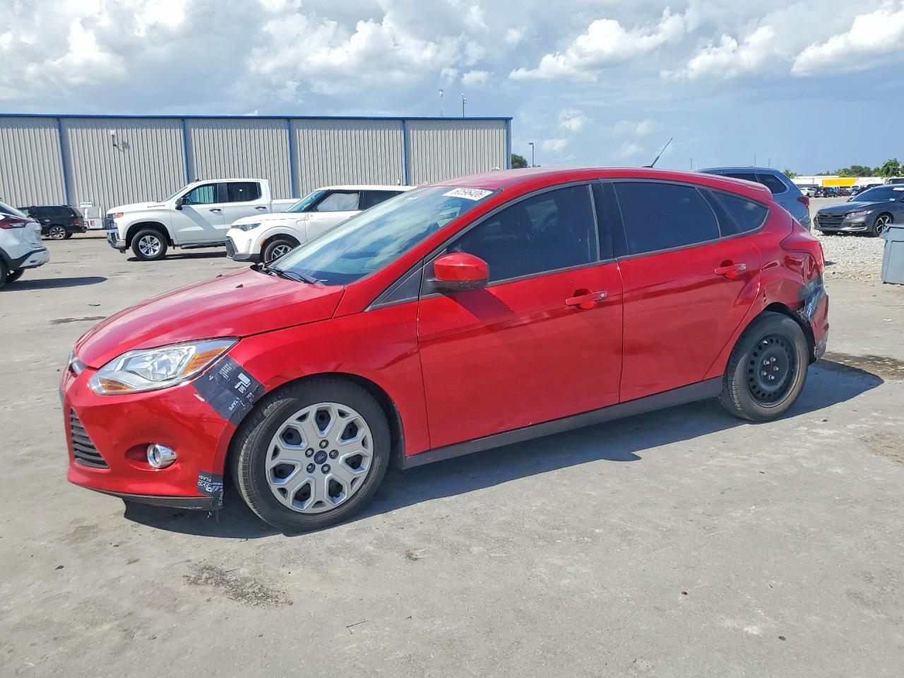 2012 Ford Focus Se Бордовый vin: 1FAHP3K22CL277384