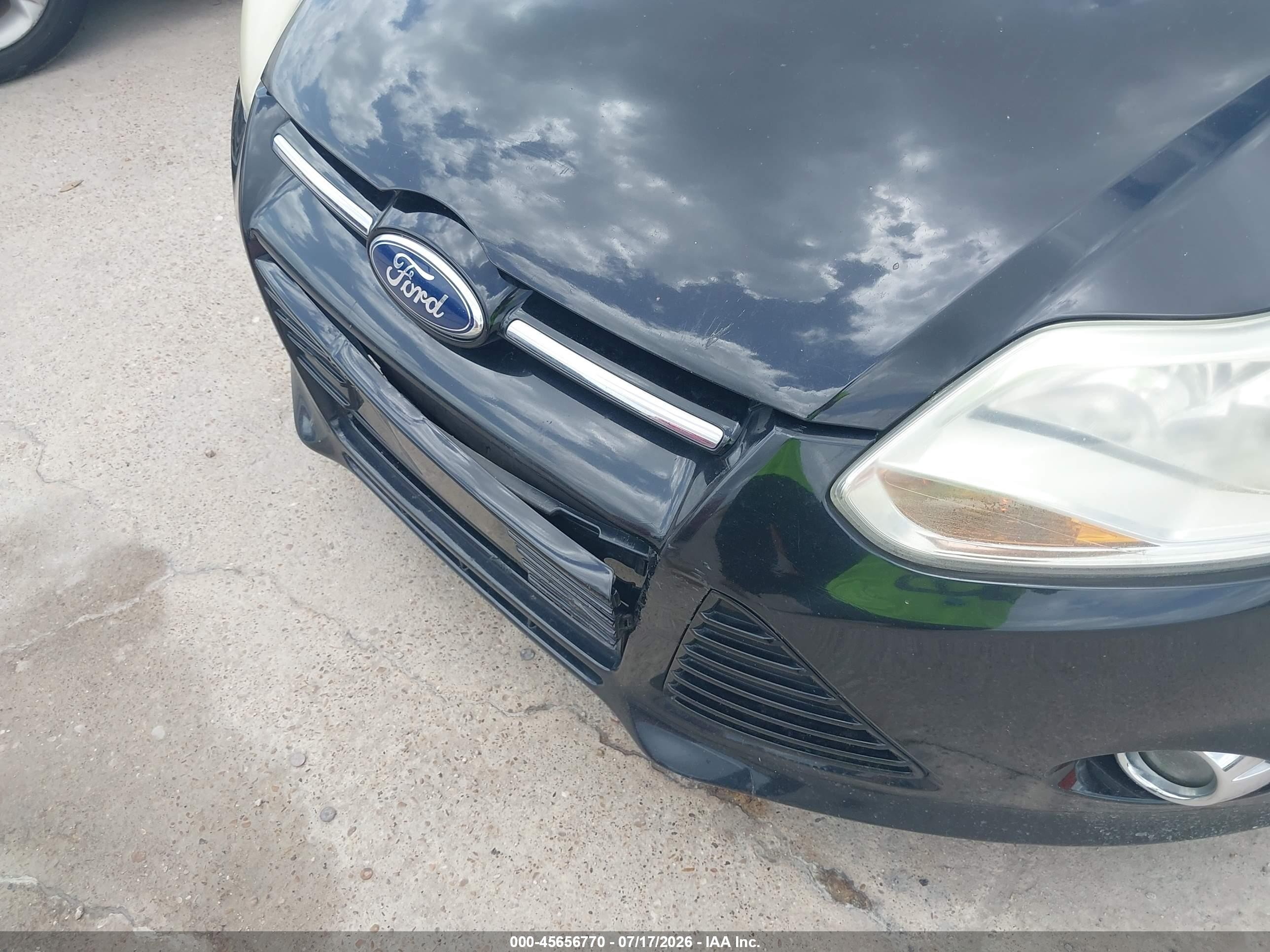 2012 Ford Focus Se Black vin: 1FAHP3K22CL284285