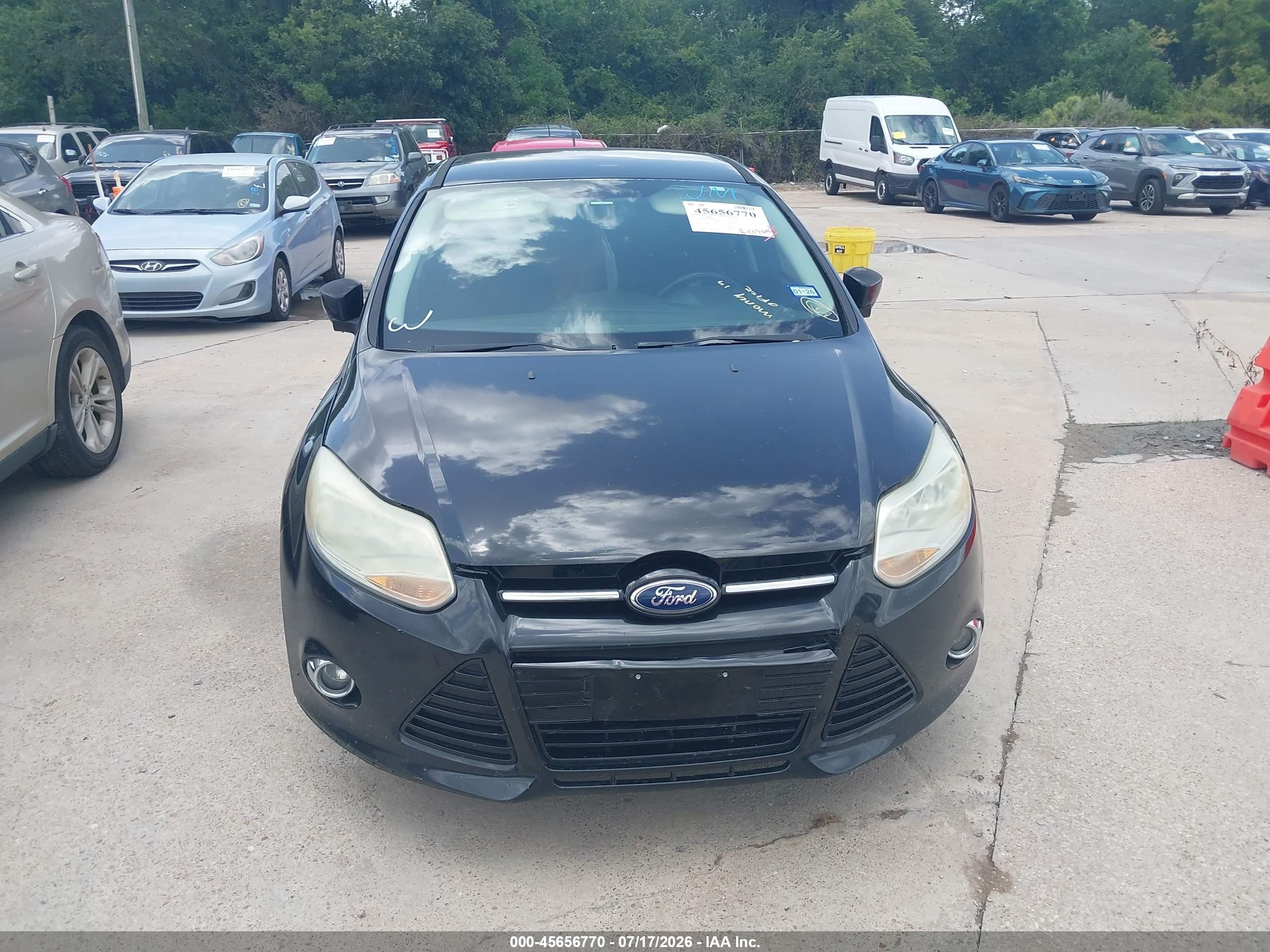 2012 Ford Focus Se Black vin: 1FAHP3K22CL284285