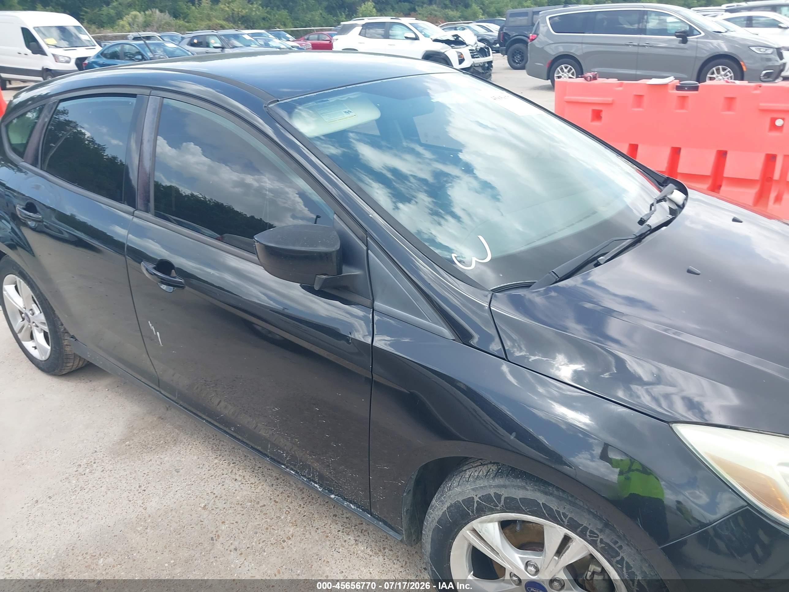 2012 Ford Focus Se Black vin: 1FAHP3K22CL284285