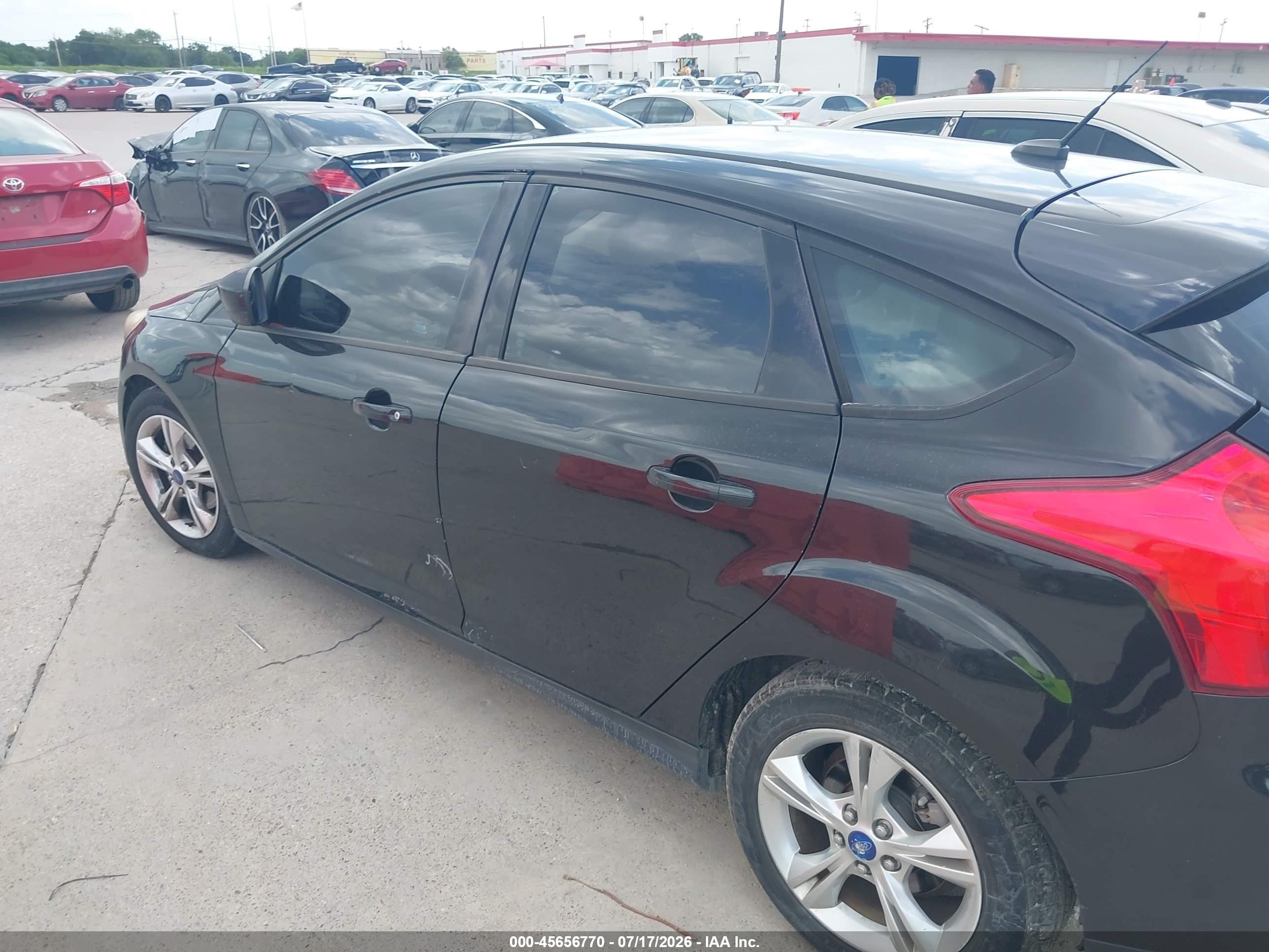 2012 Ford Focus Se Black vin: 1FAHP3K22CL284285