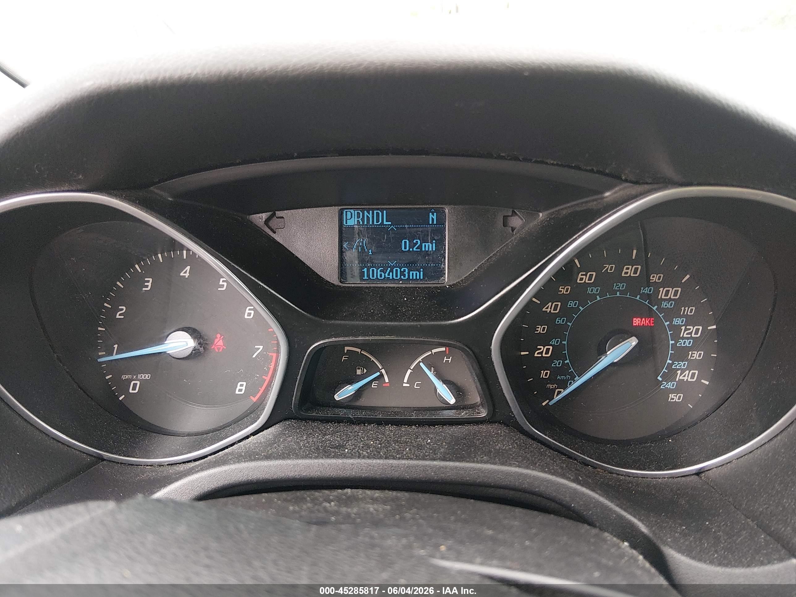 2012 Ford Focus Se Gray vin: 1FAHP3K22CL308357