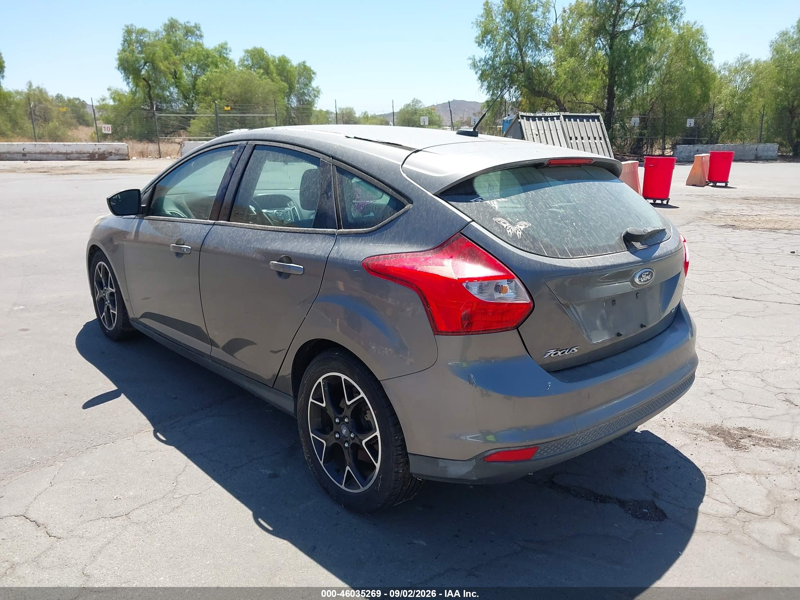 2012 Ford Focus Se Серый vin: 1FAHP3K22CL314255