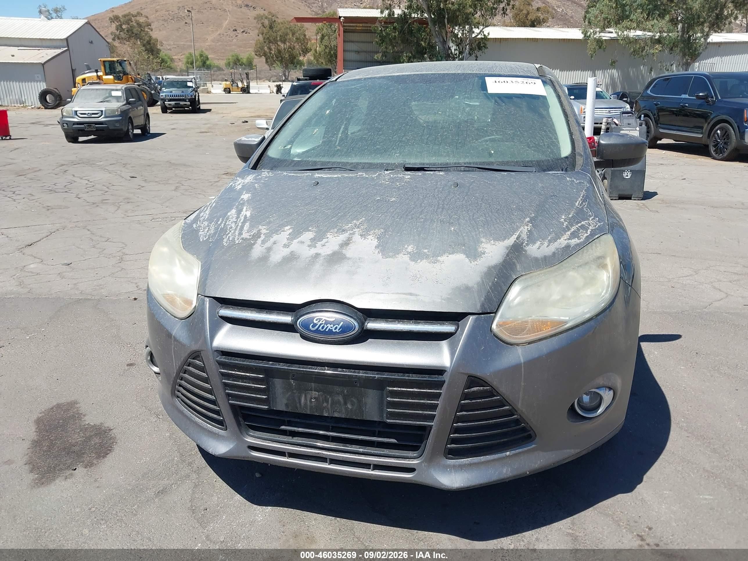 2012 Ford Focus Se Серый vin: 1FAHP3K22CL314255