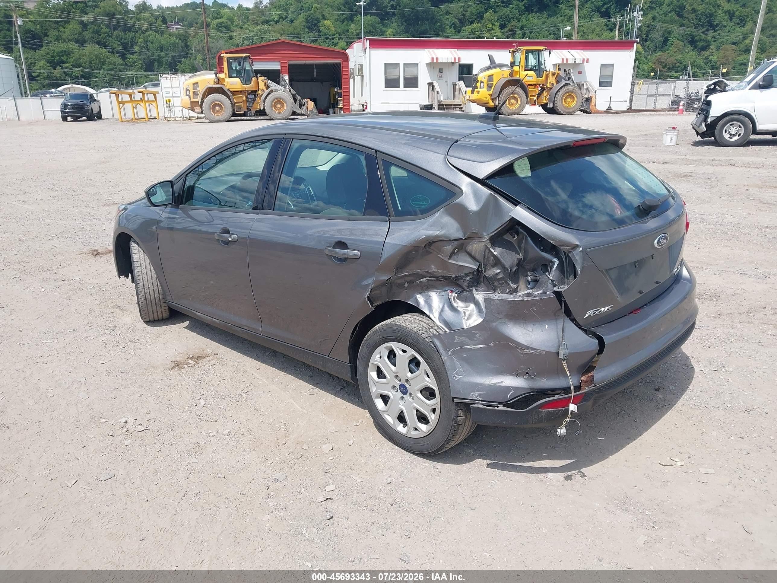 2012 Ford Focus Se Серый vin: 1FAHP3K22CL448313