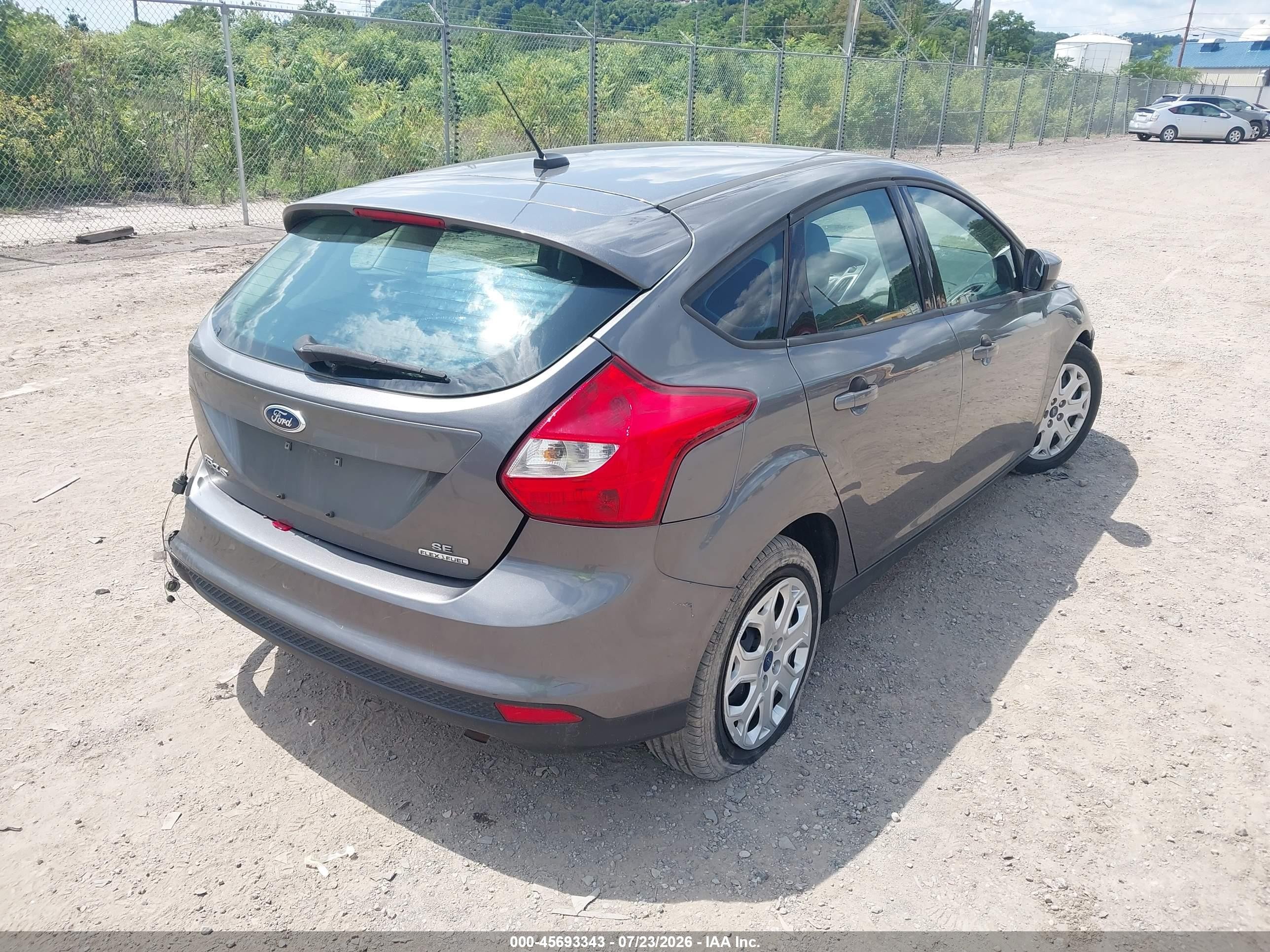 2012 Ford Focus Se Серый vin: 1FAHP3K22CL448313