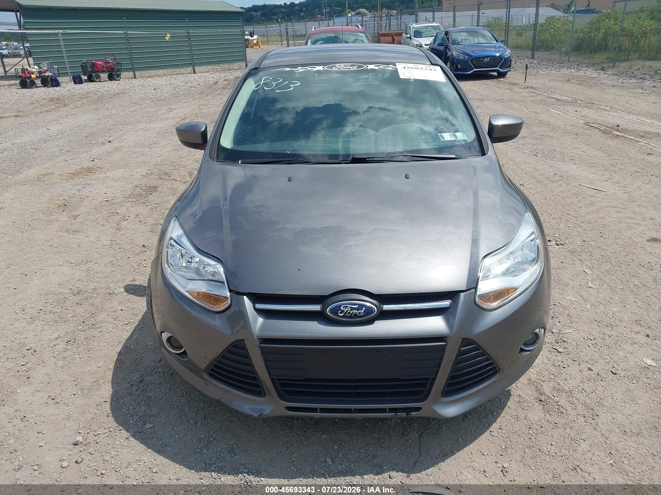 2012 Ford Focus Se Серый vin: 1FAHP3K22CL448313