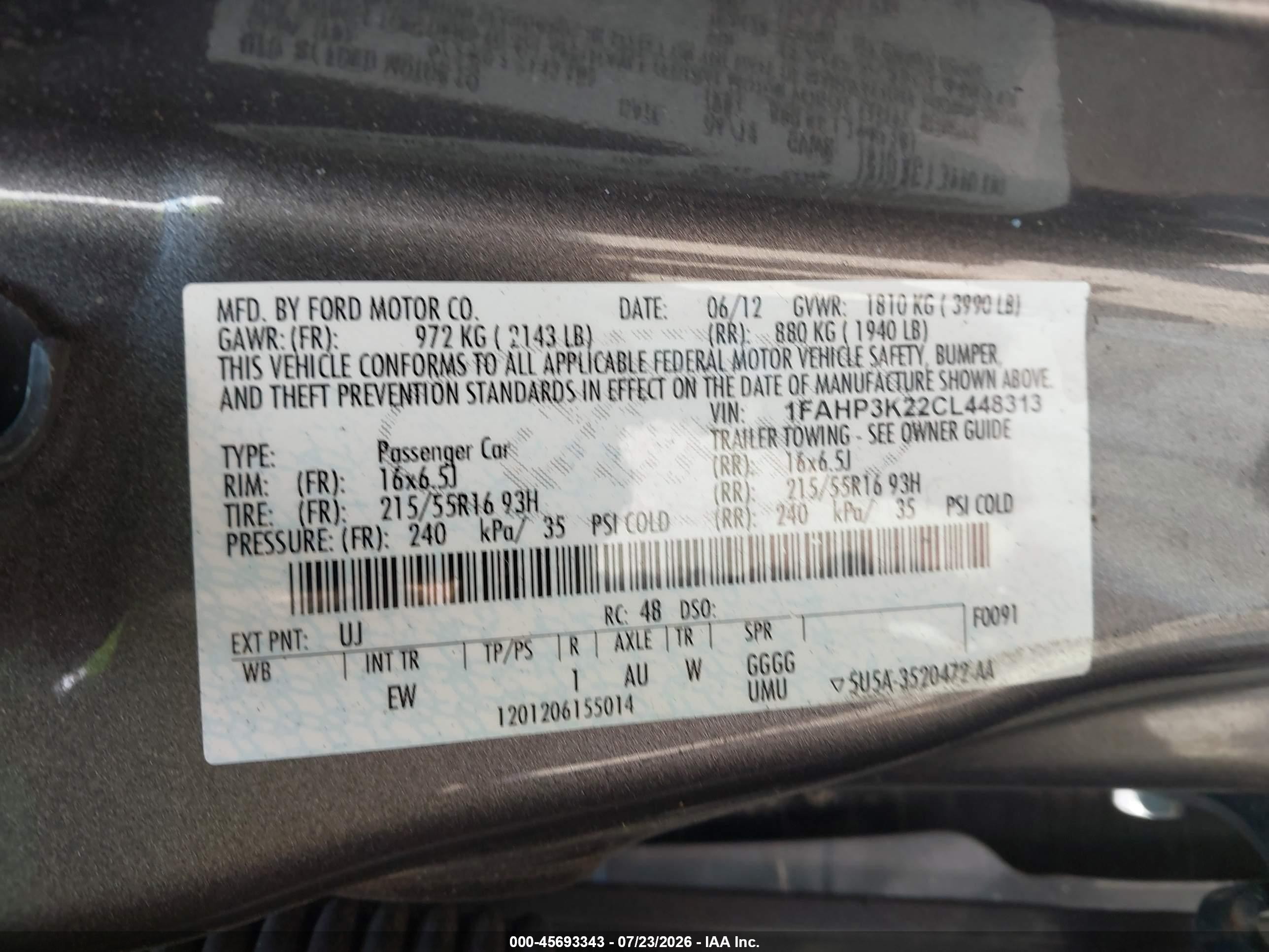 2012 Ford Focus Se Серый vin: 1FAHP3K22CL448313