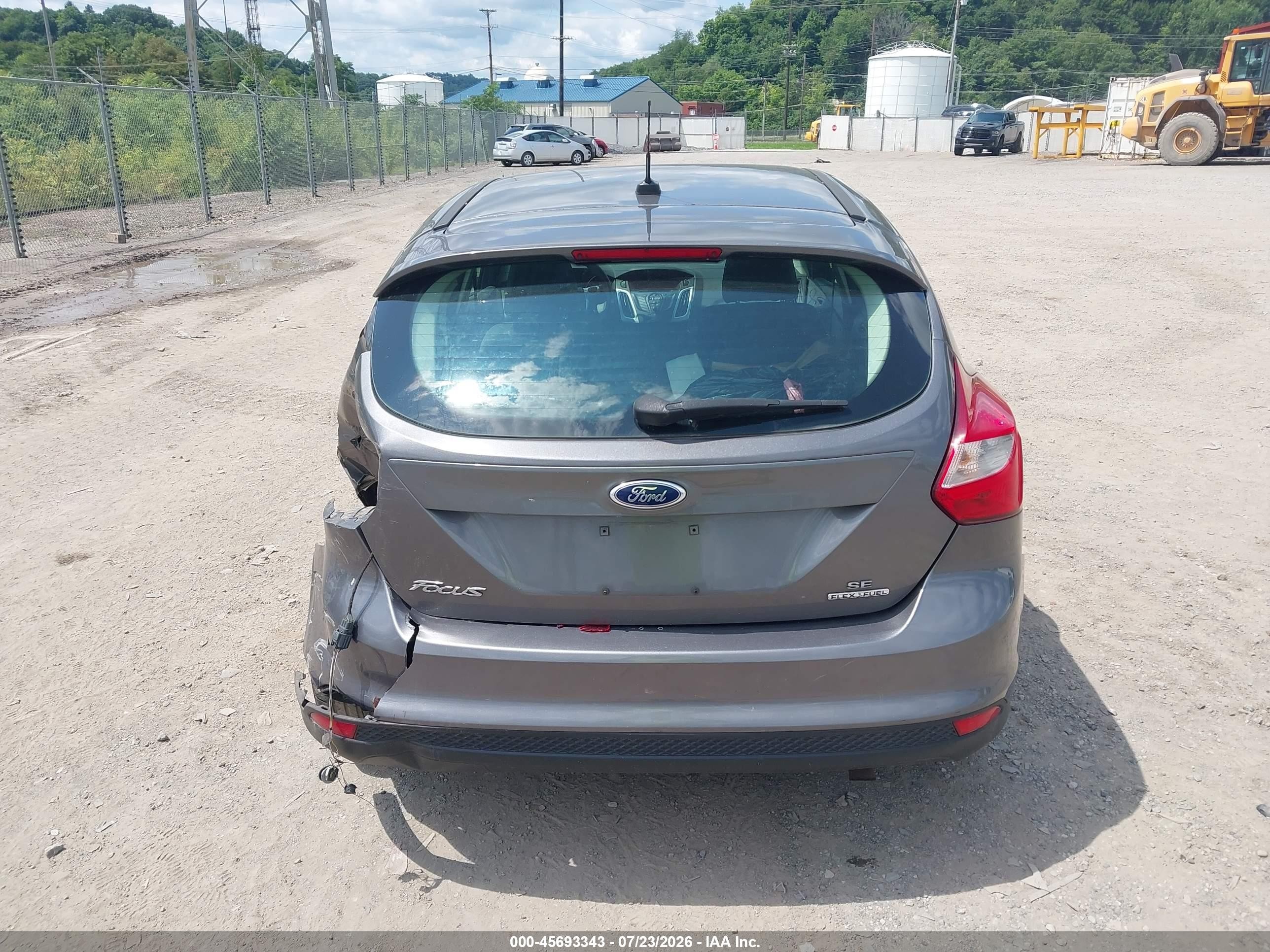 2012 Ford Focus Se Серый vin: 1FAHP3K22CL448313