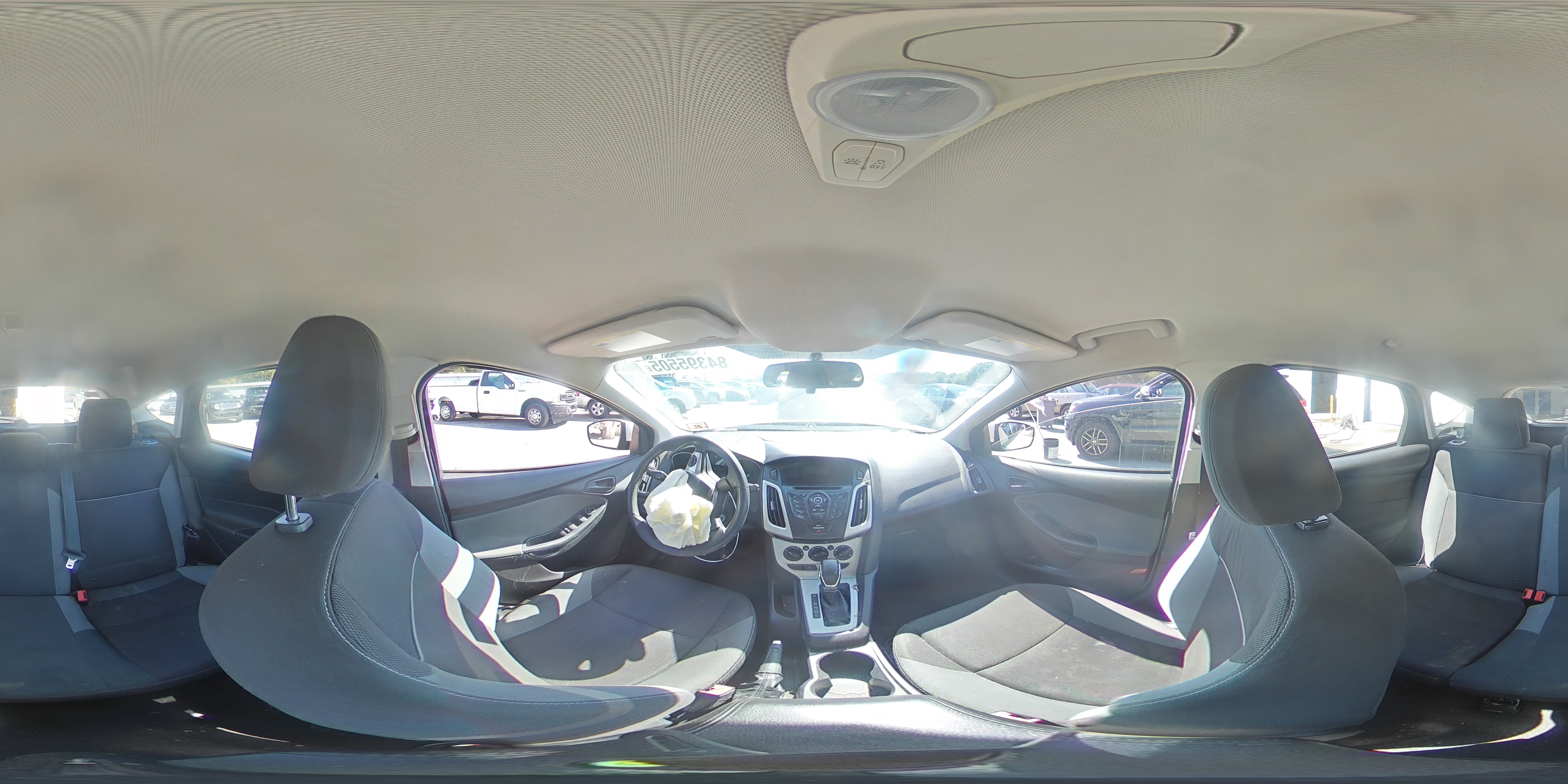 2012 Ford Focus Se White vin: 1FAHP3K22CL455343
