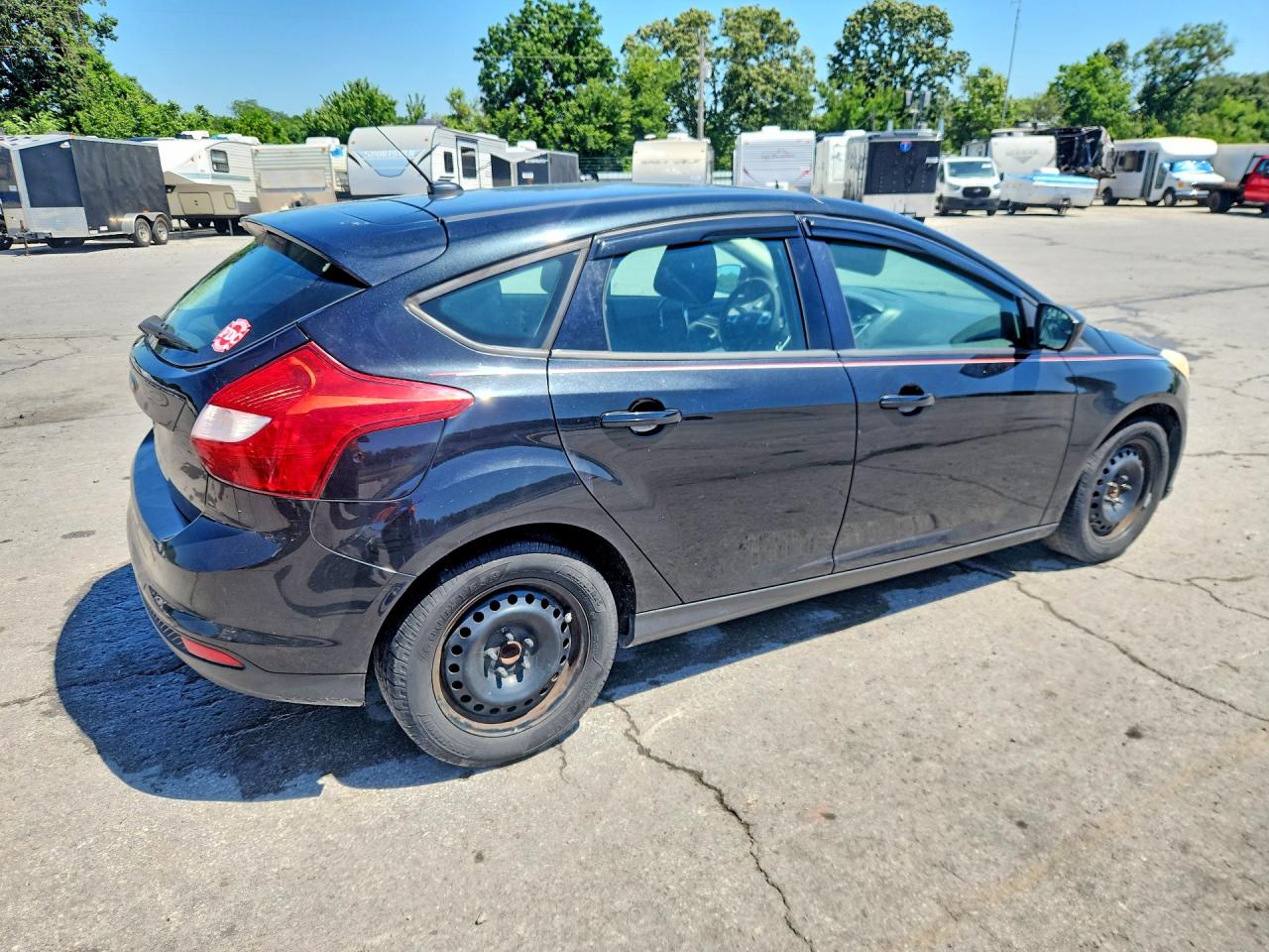 2012 Ford Focus Se Black vin: 1FAHP3K23CL112010