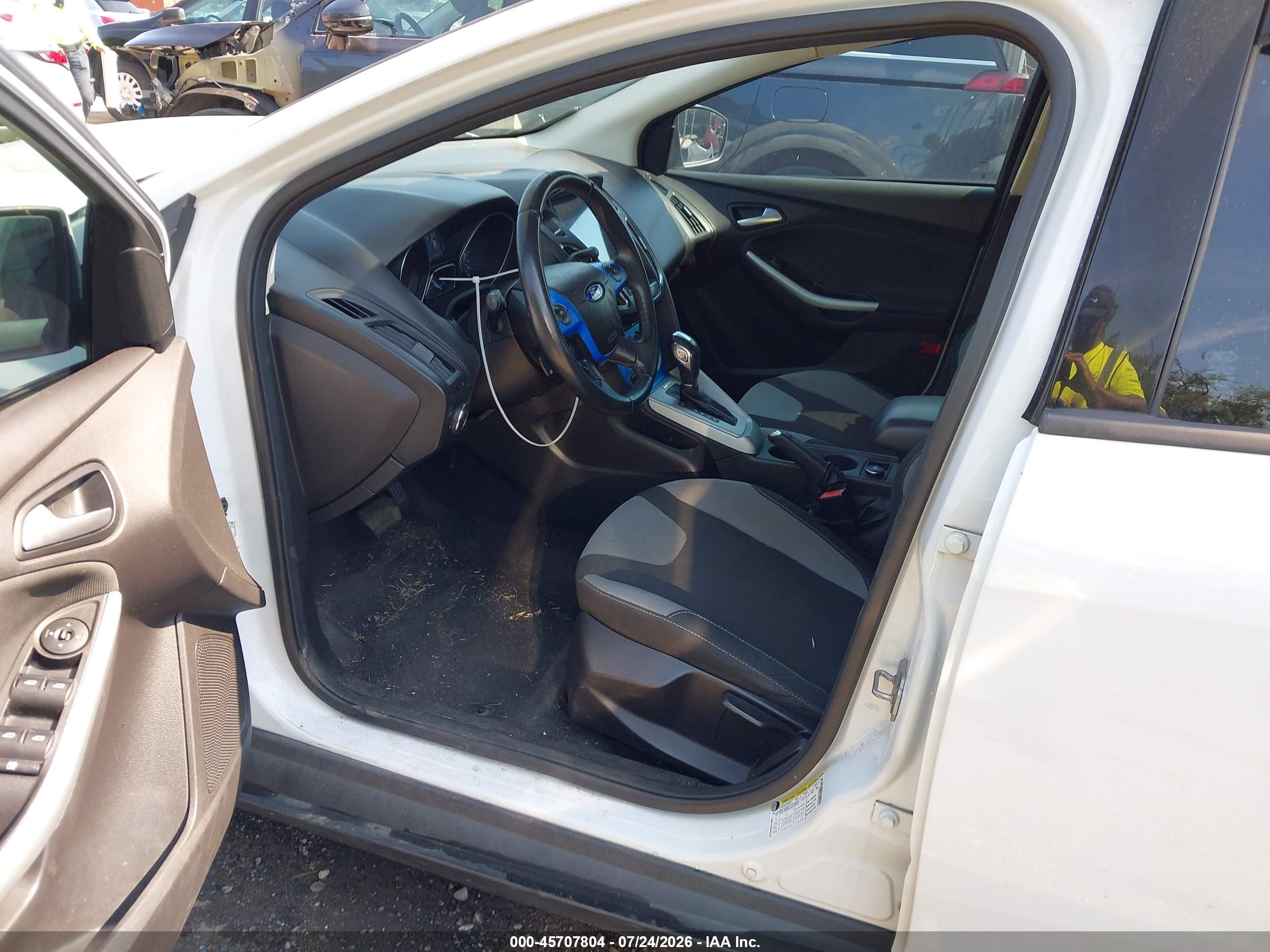 2012 Ford Focus Se White vin: 1FAHP3K23CL182414