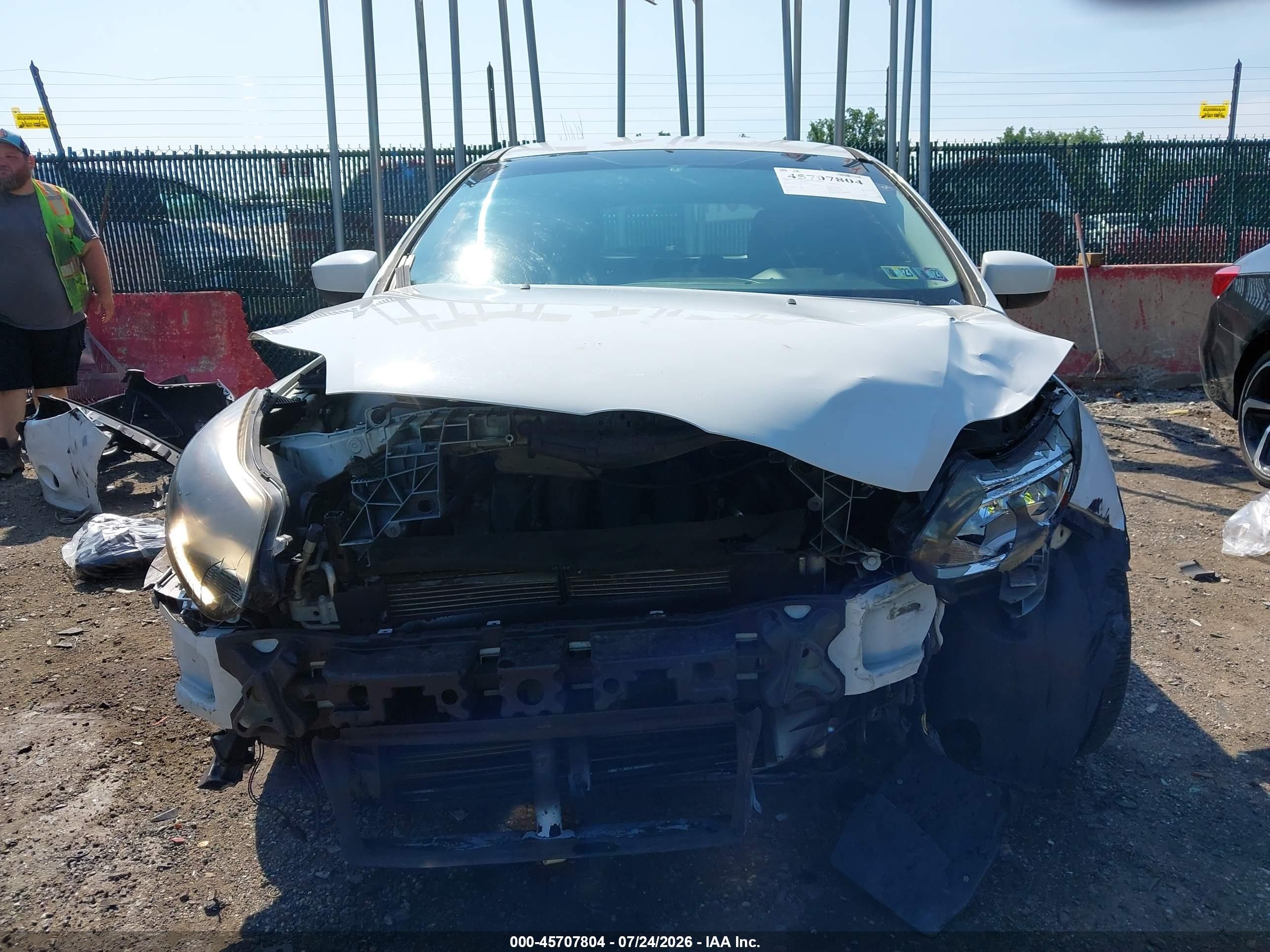 2012 Ford Focus Se White vin: 1FAHP3K23CL182414