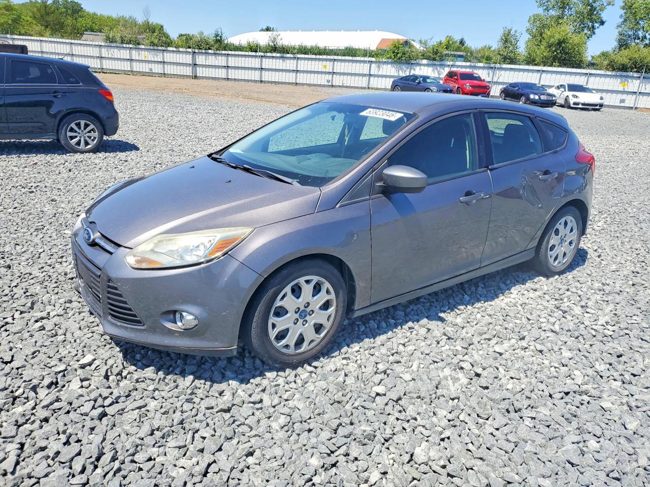 2012 Ford Focus Se Gray vin: 1FAHP3K23CL190030