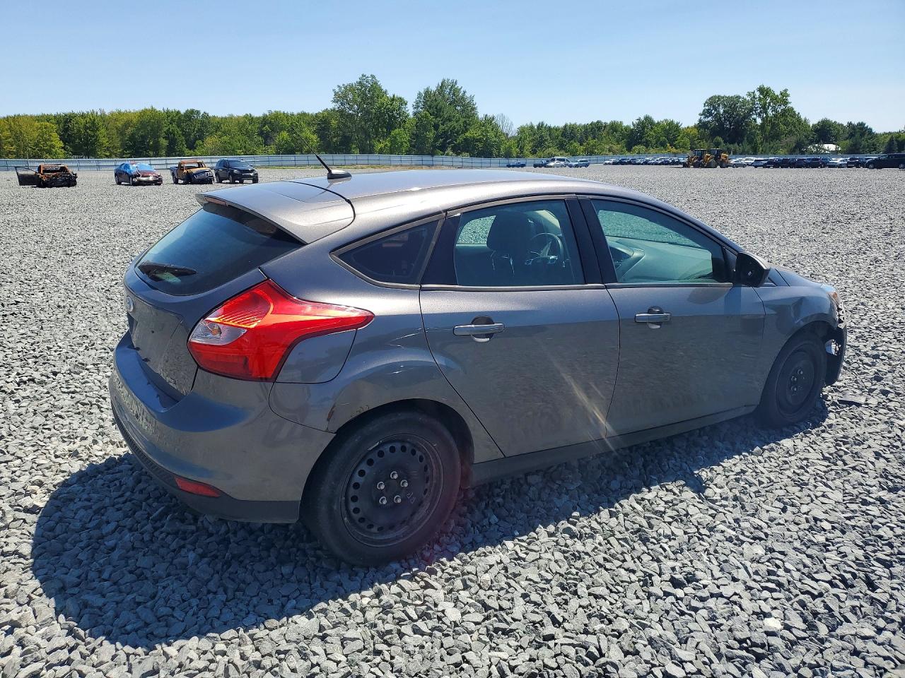 2012 Ford Focus Se Gray vin: 1FAHP3K23CL190030