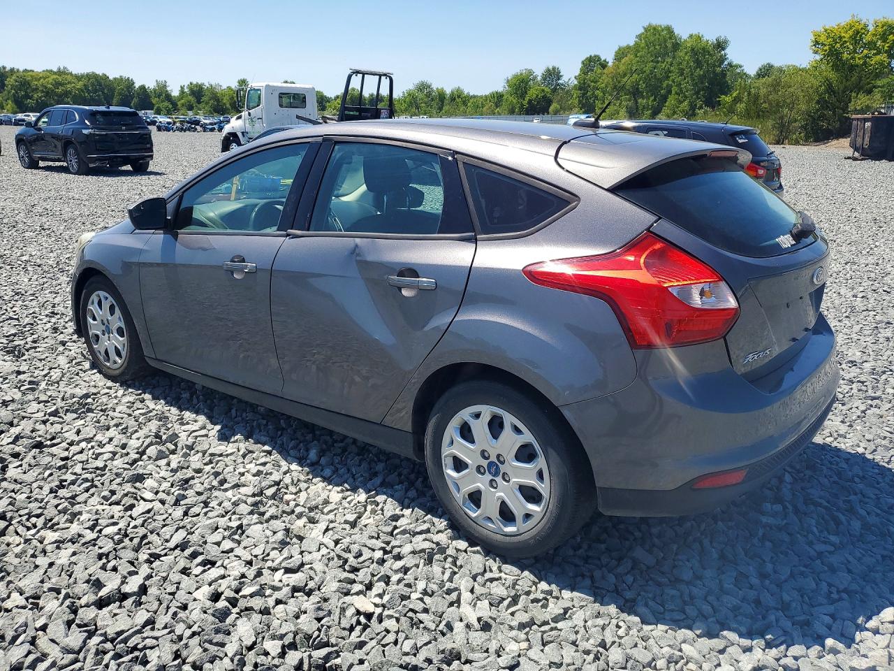 2012 Ford Focus Se Gray vin: 1FAHP3K23CL190030