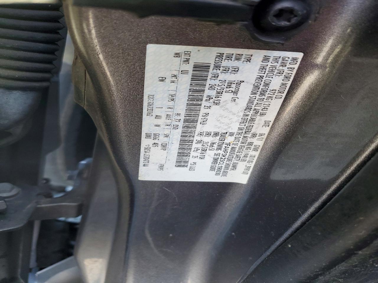 2012 Ford Focus Se Gray vin: 1FAHP3K23CL190030
