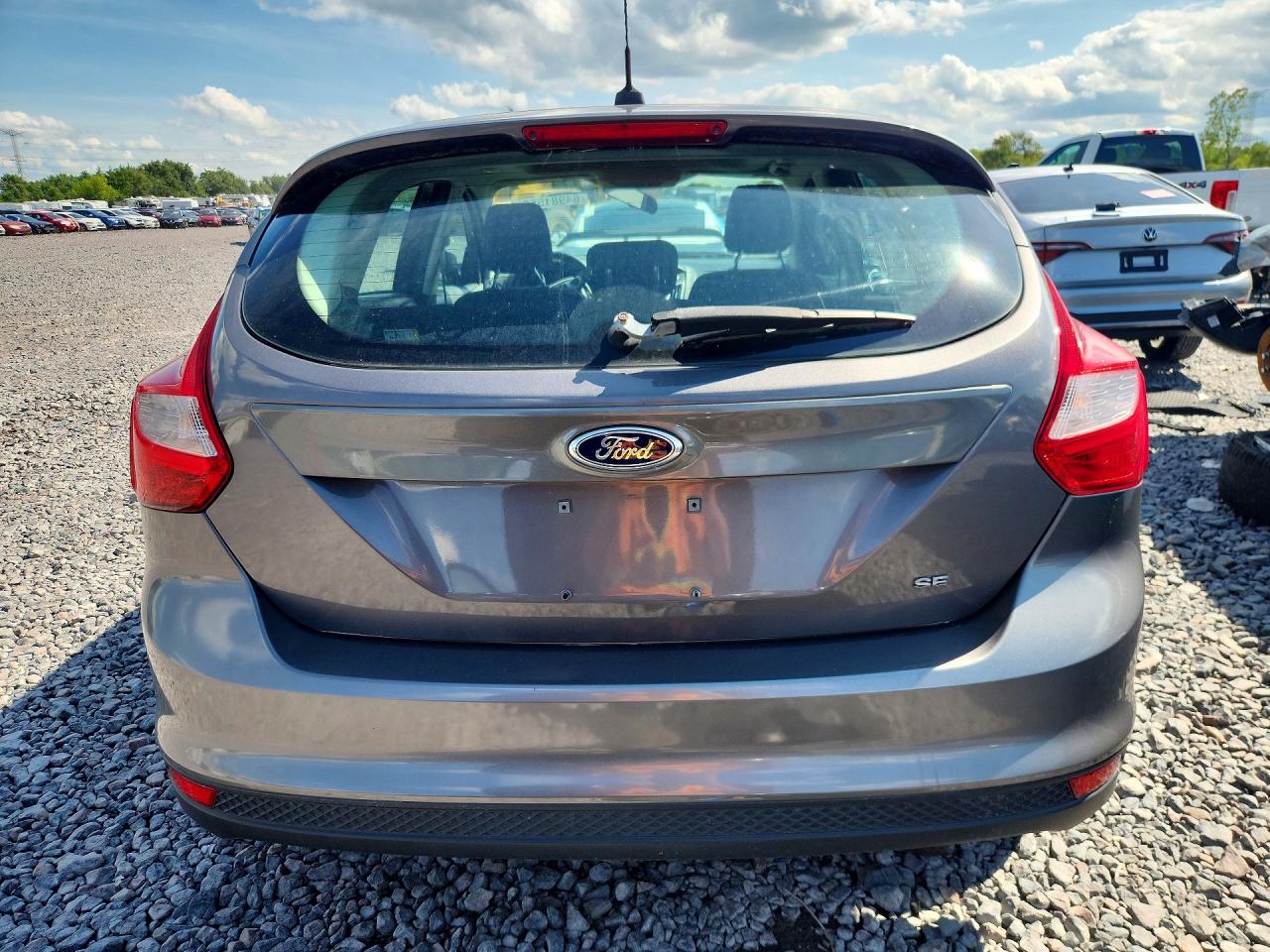 2012 Ford Focus Se Gray vin: 1FAHP3K23CL206064