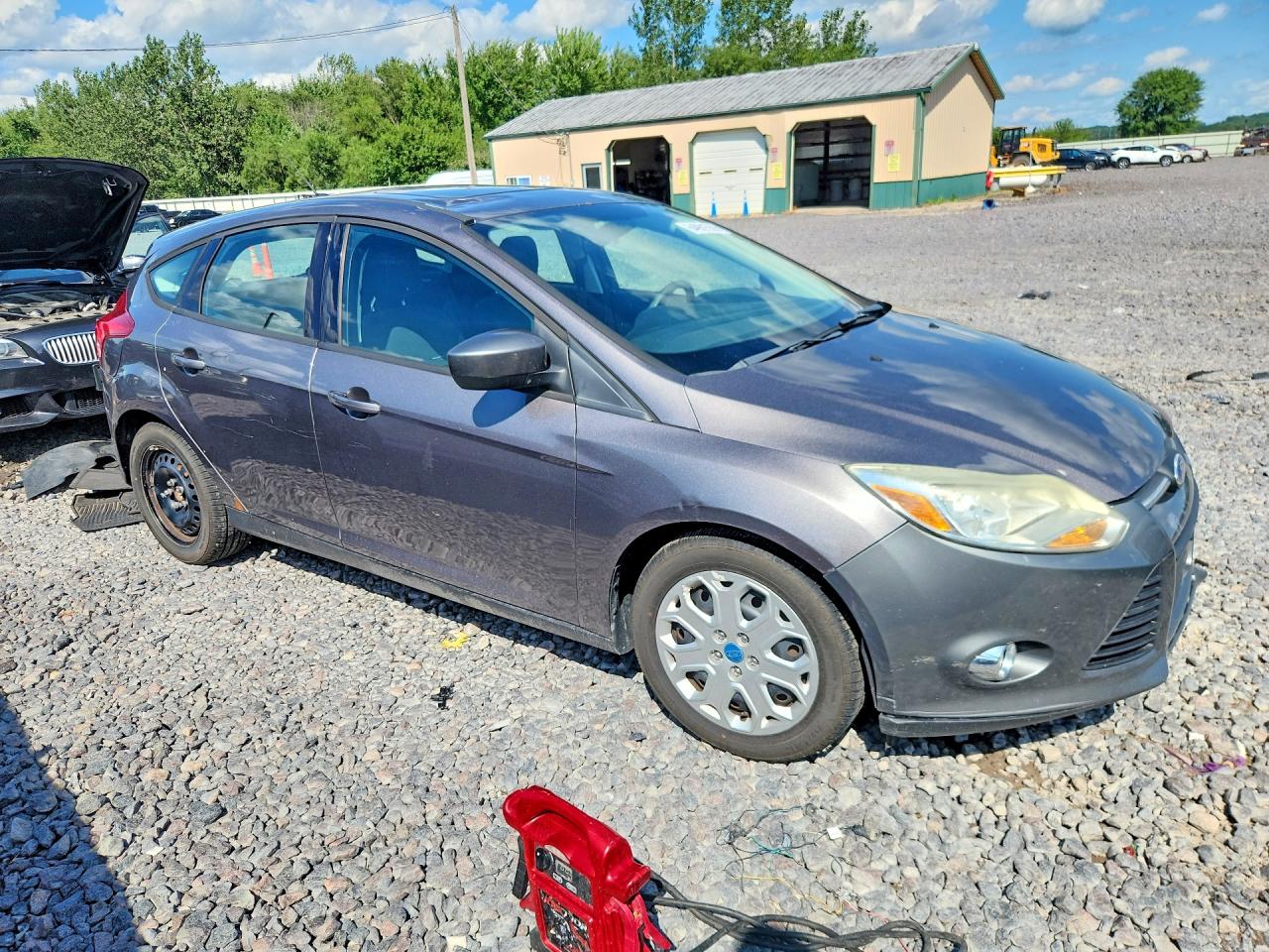 2012 Ford Focus Se Gray vin: 1FAHP3K23CL206064