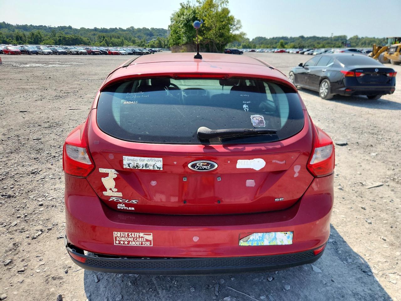2012 Ford Focus Se Red vin: 1FAHP3K23CL221938
