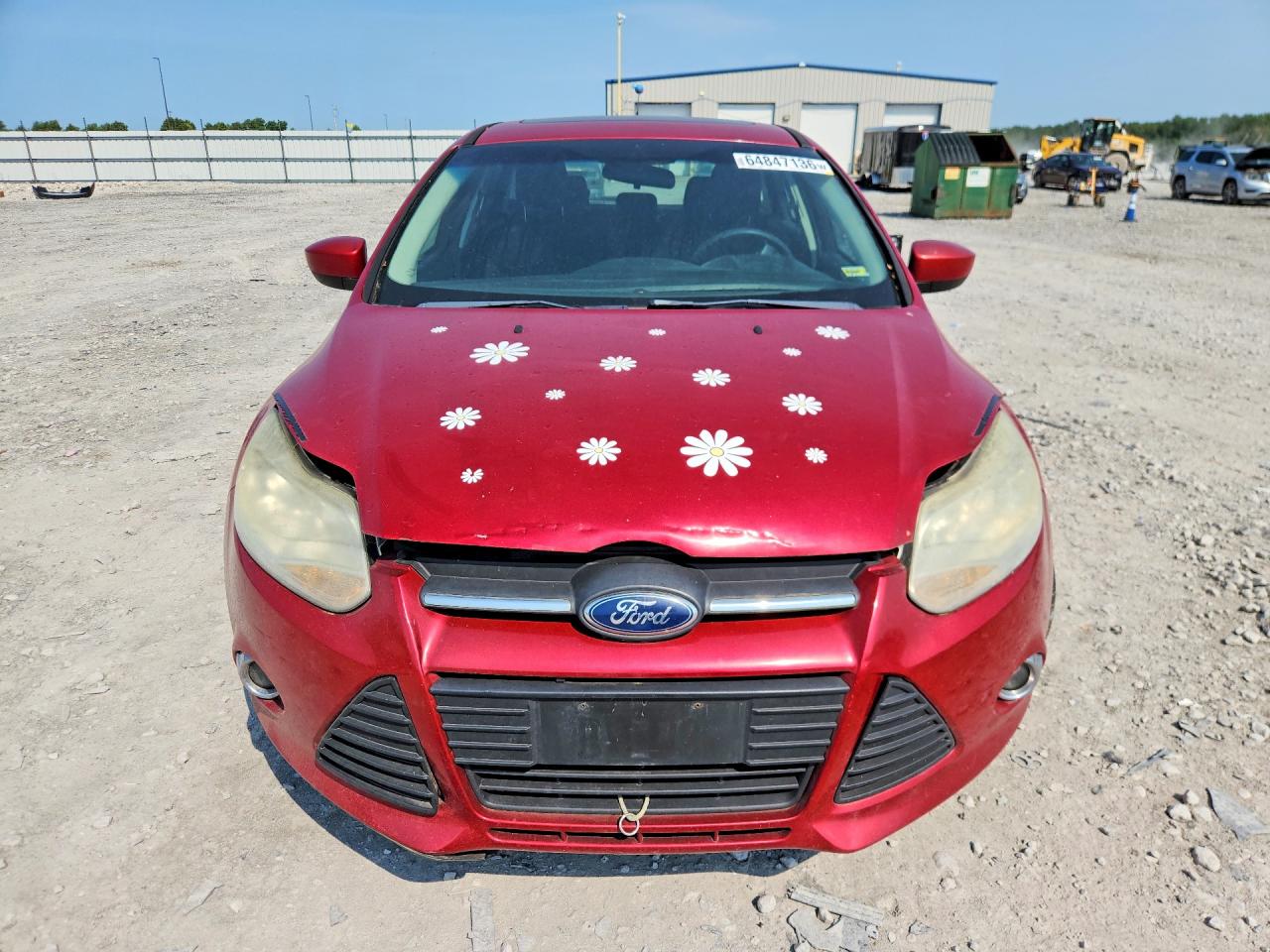 2012 Ford Focus Se Red vin: 1FAHP3K23CL221938