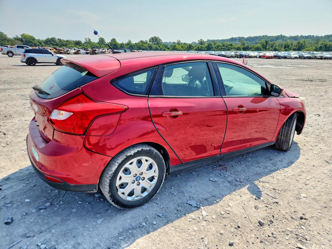 2012 Ford Focus Se Red vin: 1FAHP3K23CL221938