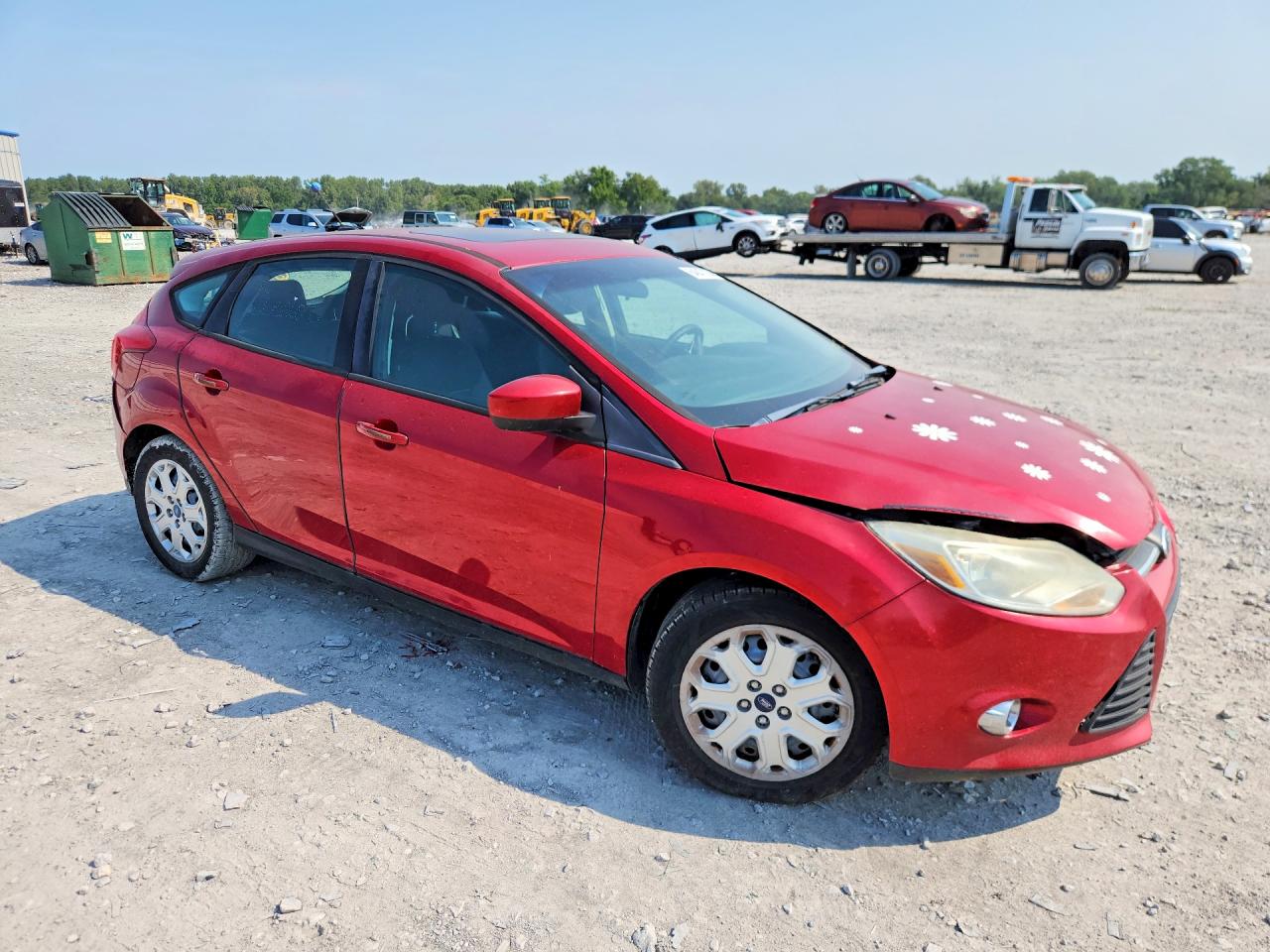 2012 Ford Focus Se Red vin: 1FAHP3K23CL221938