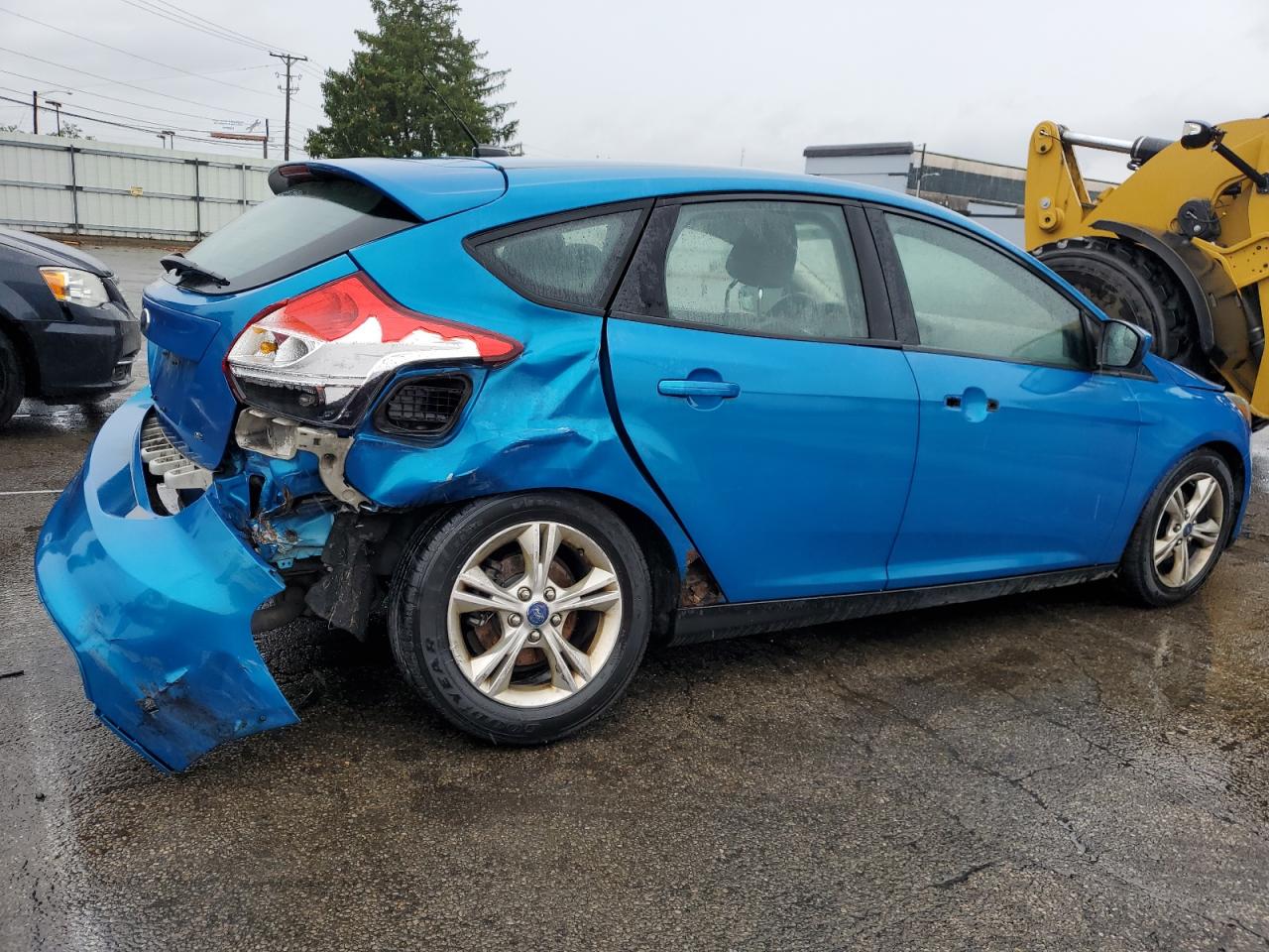 2012 Ford Focus Se Blue vin: 1FAHP3K23CL283498