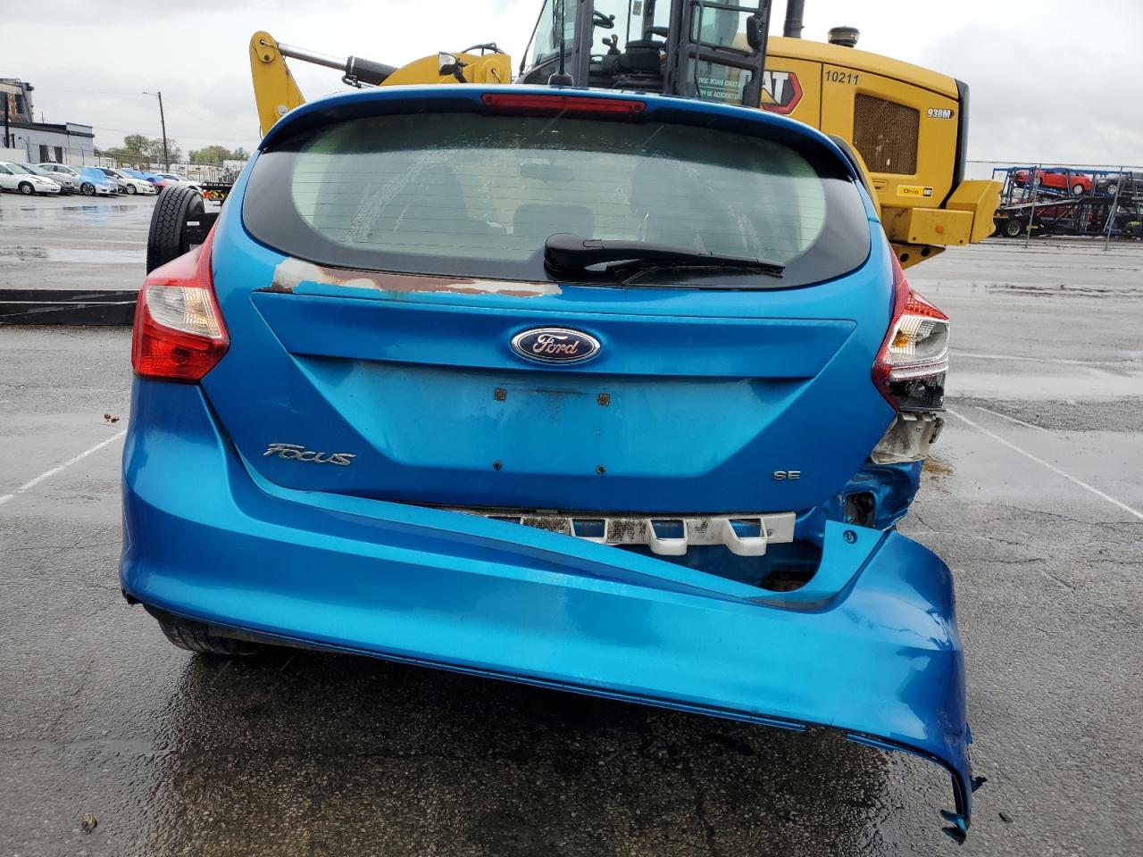 2012 Ford Focus Se Blue vin: 1FAHP3K23CL283498