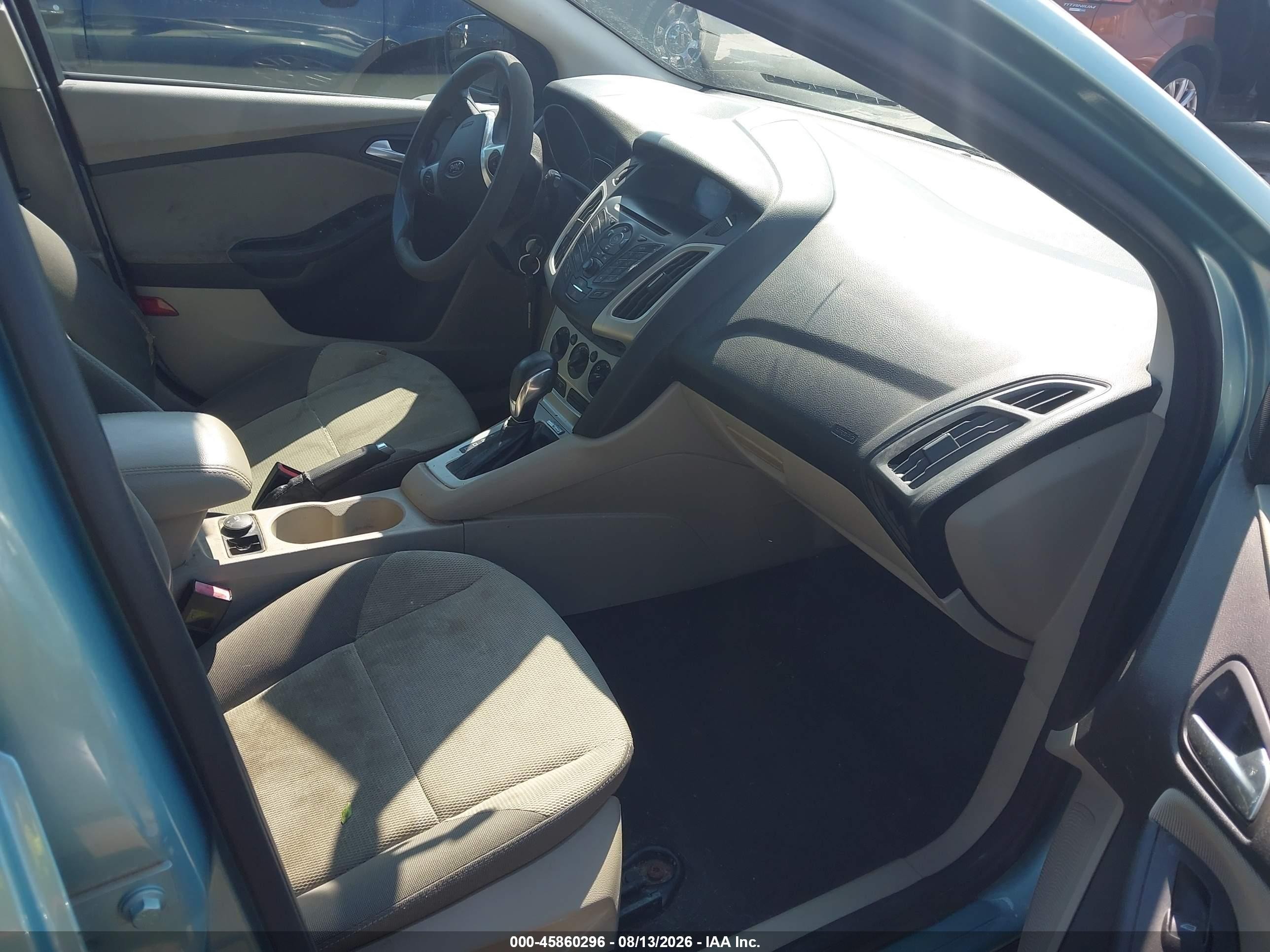 2012 Ford Focus Se Синий vin: 1FAHP3K23CL306519