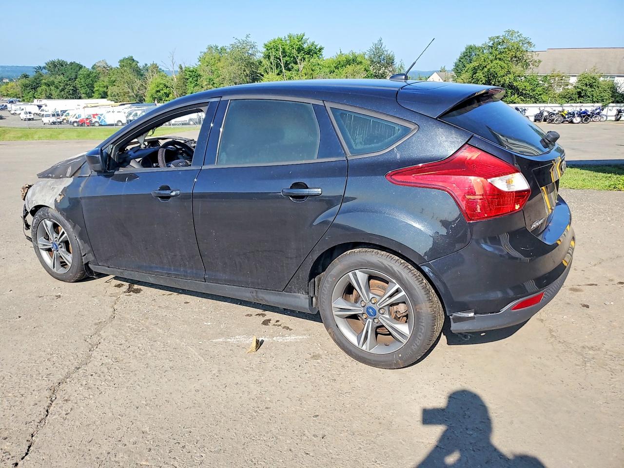 2012 Ford Focus Se Синий vin: 1FAHP3K23CL306911