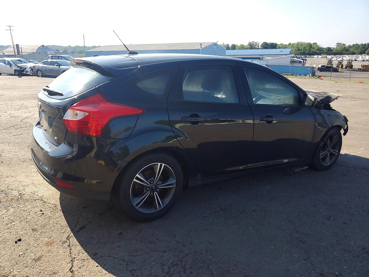 2012 Ford Focus Se Синий vin: 1FAHP3K23CL306911
