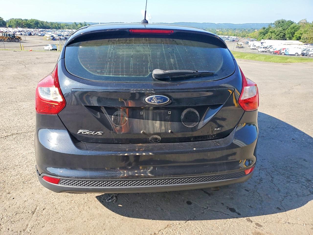 2012 Ford Focus Se Синий vin: 1FAHP3K23CL306911