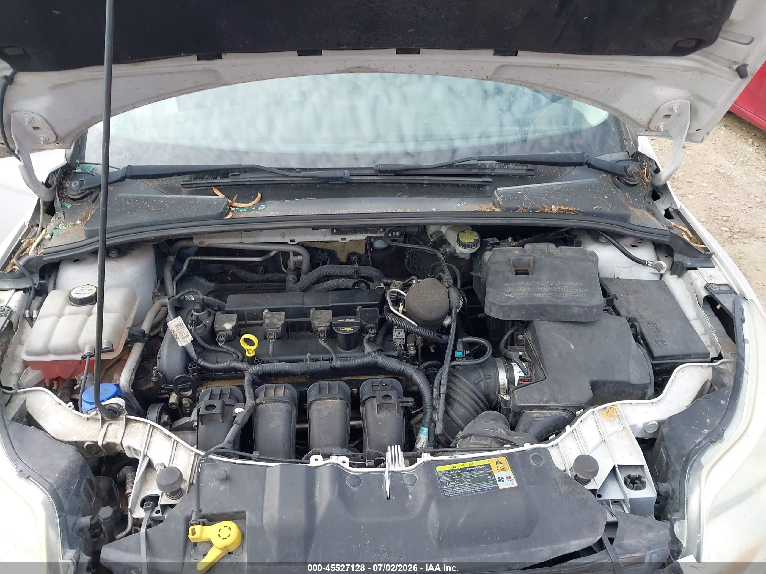 2012 Ford Focus Se White vin: 1FAHP3K23CL312661