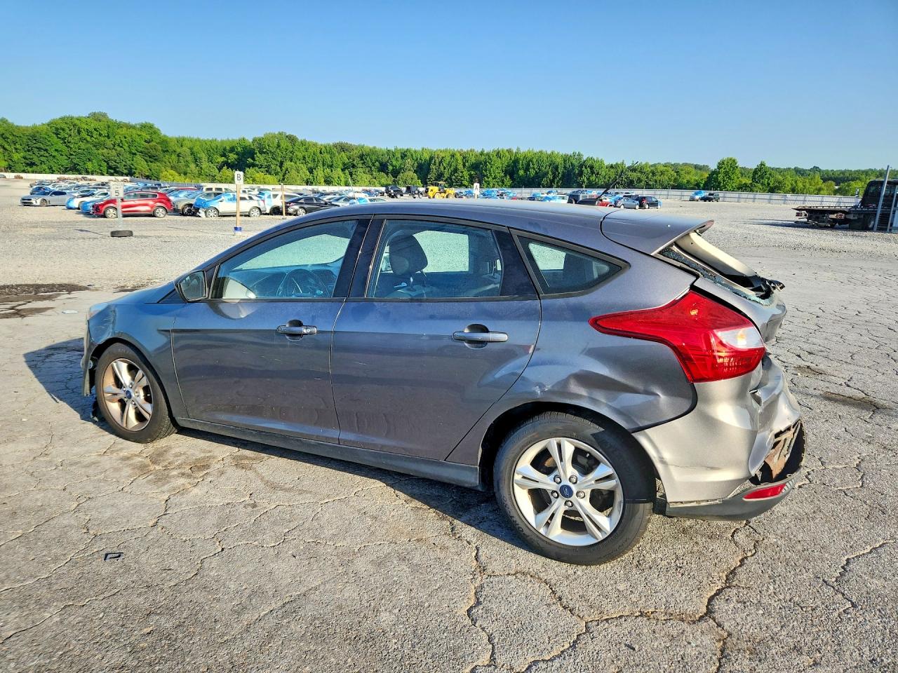 2012 Ford Focus Se Gray vin: 1FAHP3K23CL361276