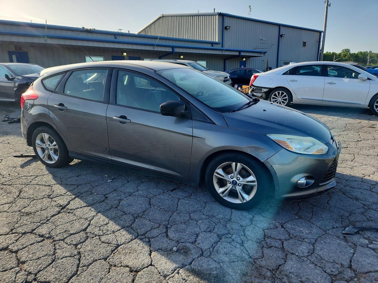 2012 Ford Focus Se Gray vin: 1FAHP3K23CL361276